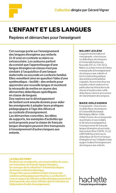 Portada de Enfant et les Langues