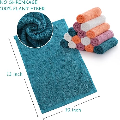 Miniatura 3 de JEFFSUN Paquete de 12 paños de cocina superabsorbentes  6 trapos de bambú gofre