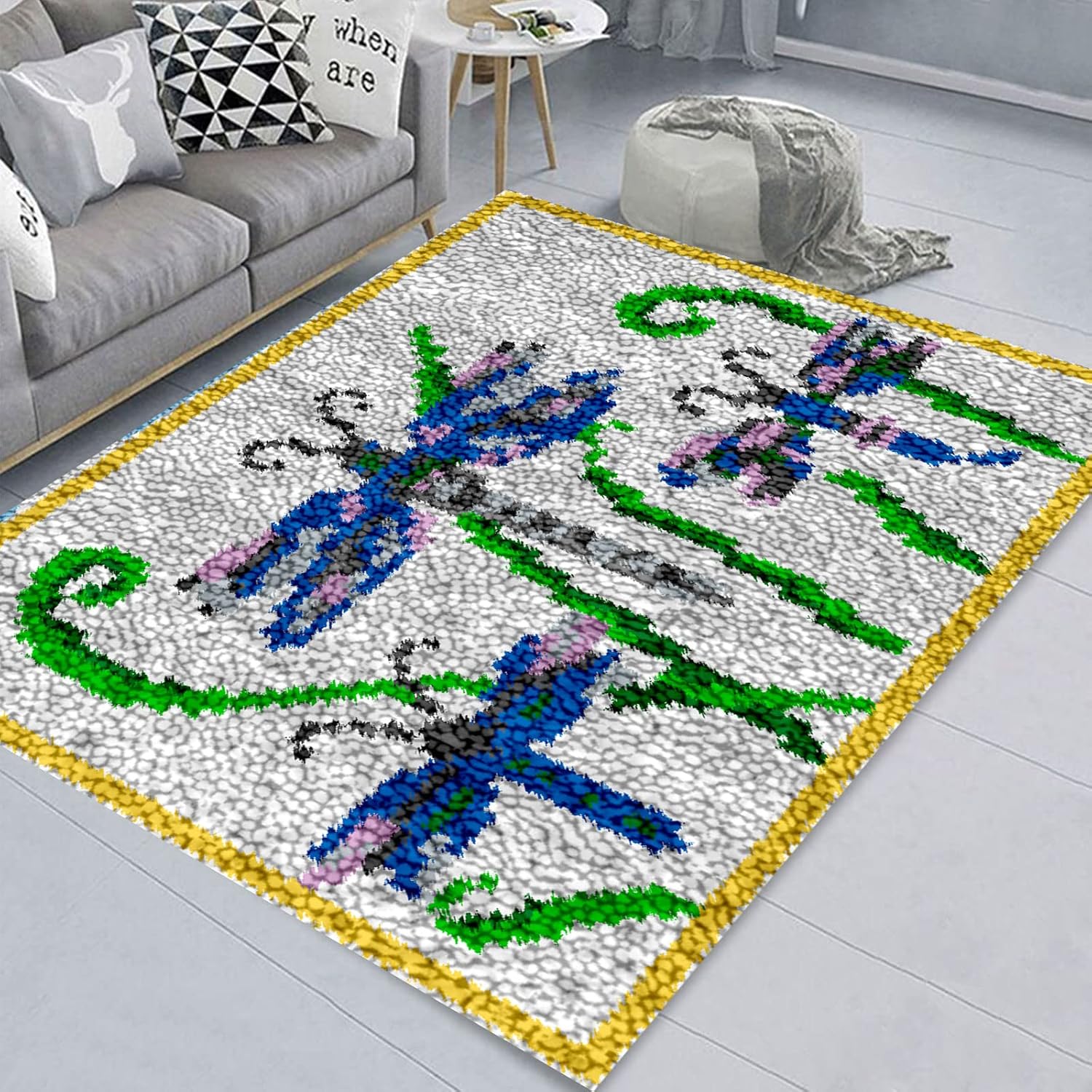 ZIVER Latch Hook Rug Kit,Latch Hook Kits For Adults,Rug Making Kit For