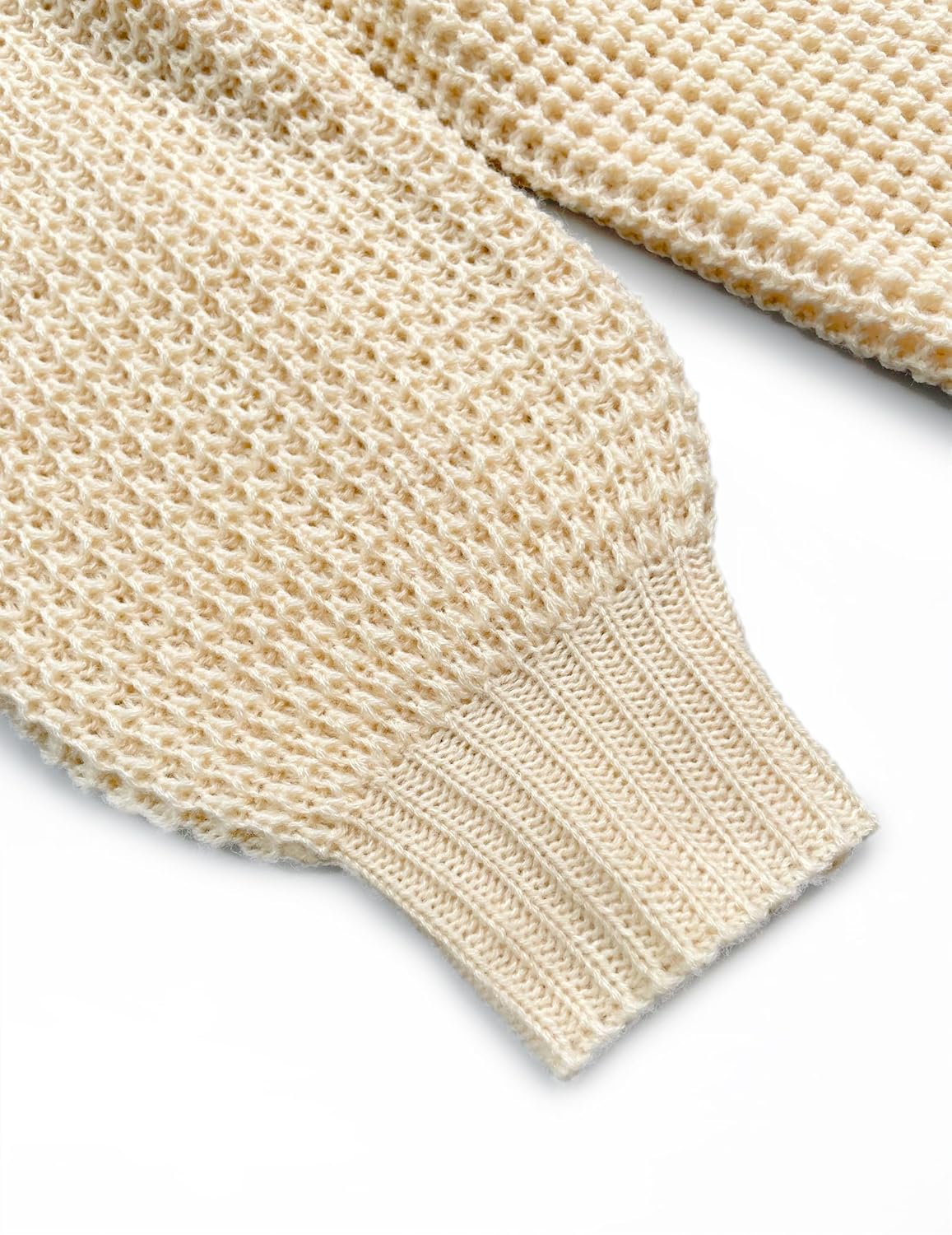 Womens Oversized Lightweight Waffle Knit Long Cardigan Spring 2026 Trendy Casual Outfits Open Front Duster Sweater - Image 6