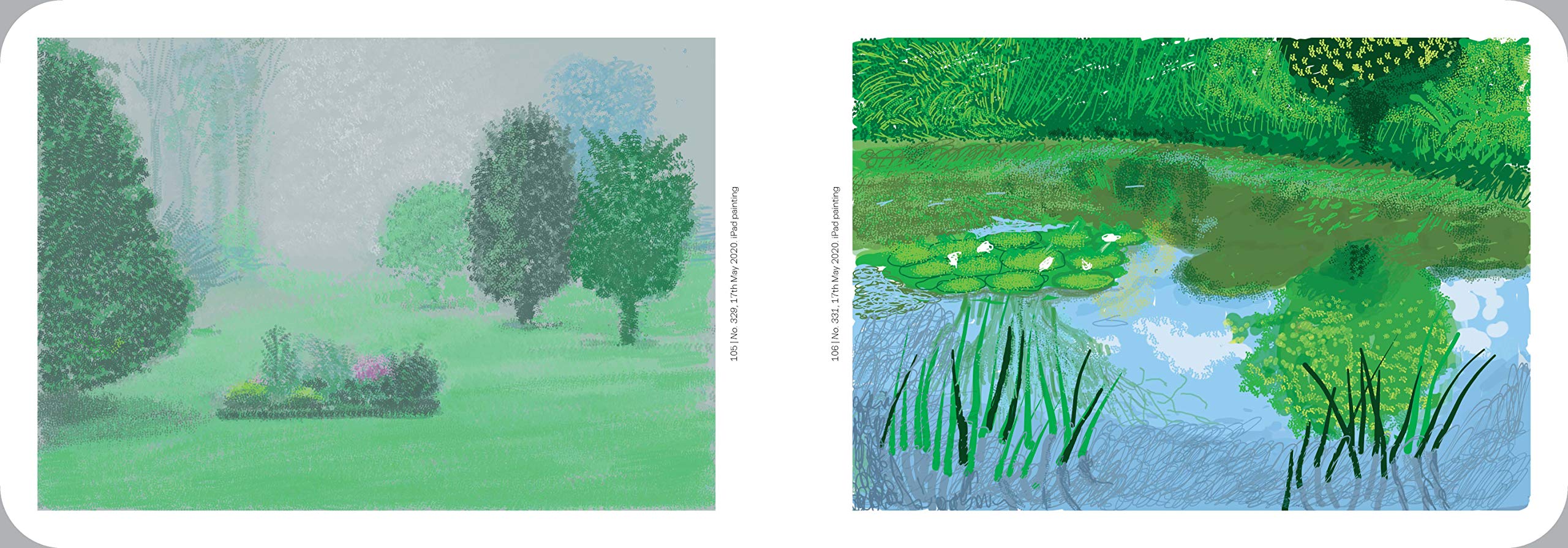 David Hockney : The Arrival of Spring, Normandy, 2020