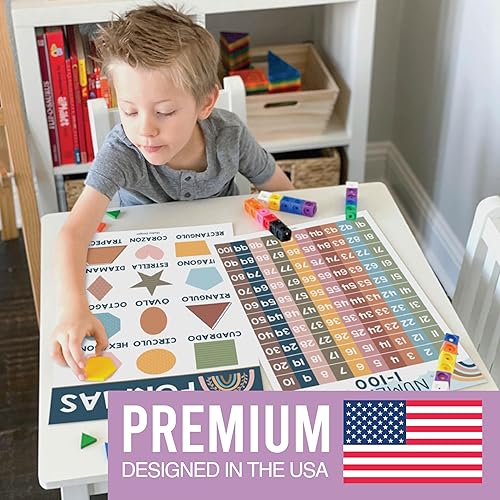 Miniatura 3 de Hadley Designs Decoraciones de aula en español, 12 pósteres en español para aula primaria, Abecedario para niños en español, carteles educativos