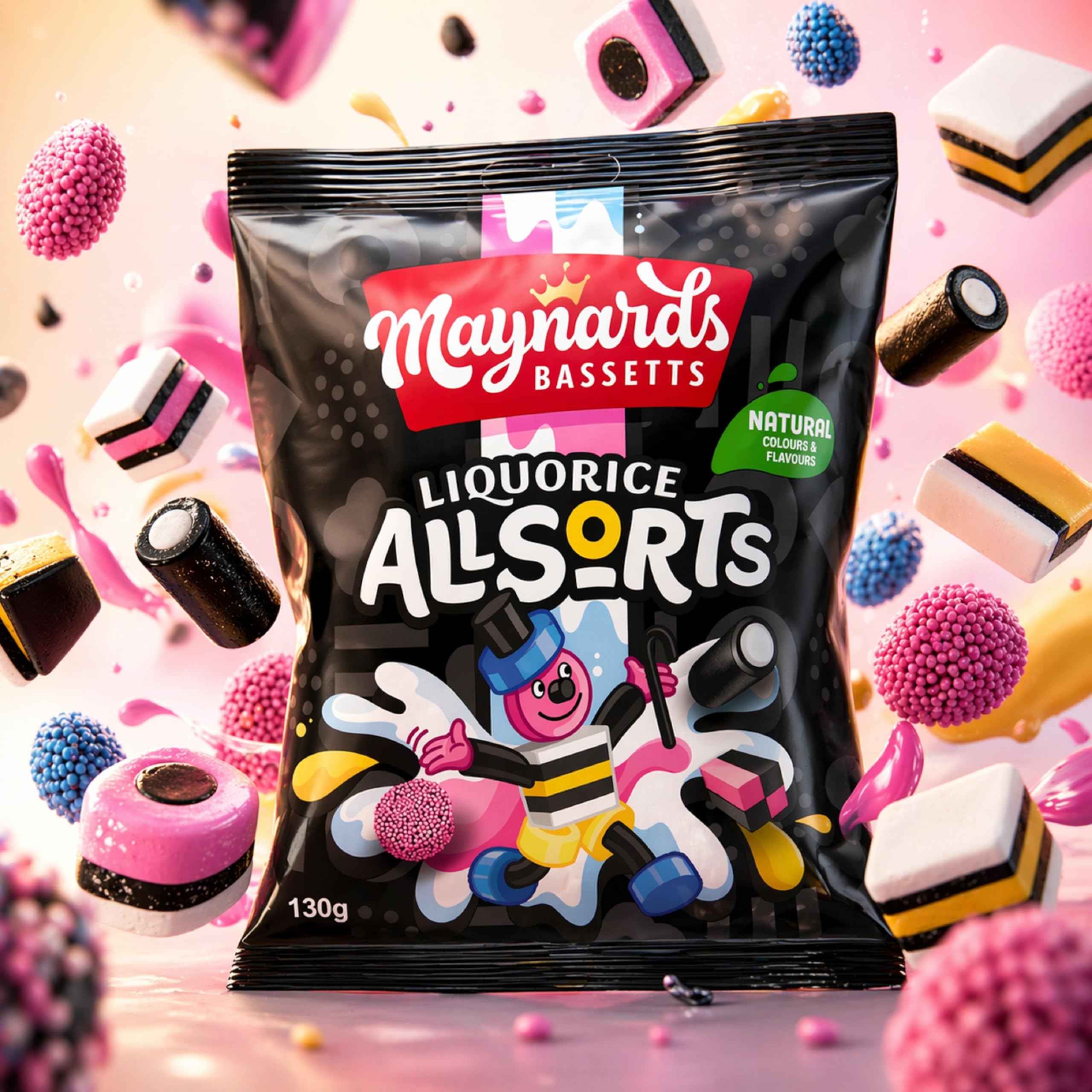 Bassetts Liquorice Allsorts 190g - Pack of 4