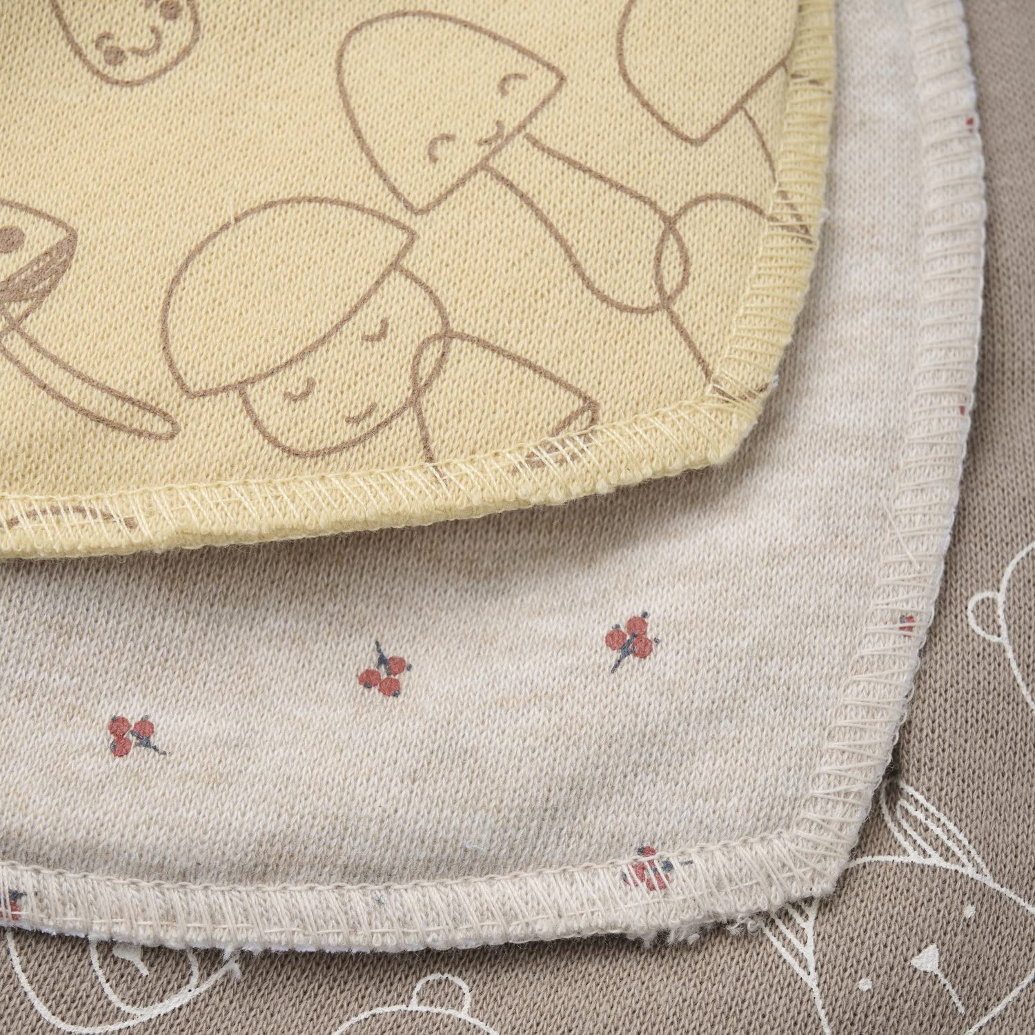 PIPPI Bandana Bib Uni -AOP (3-pack), bavoir triangle bébé,