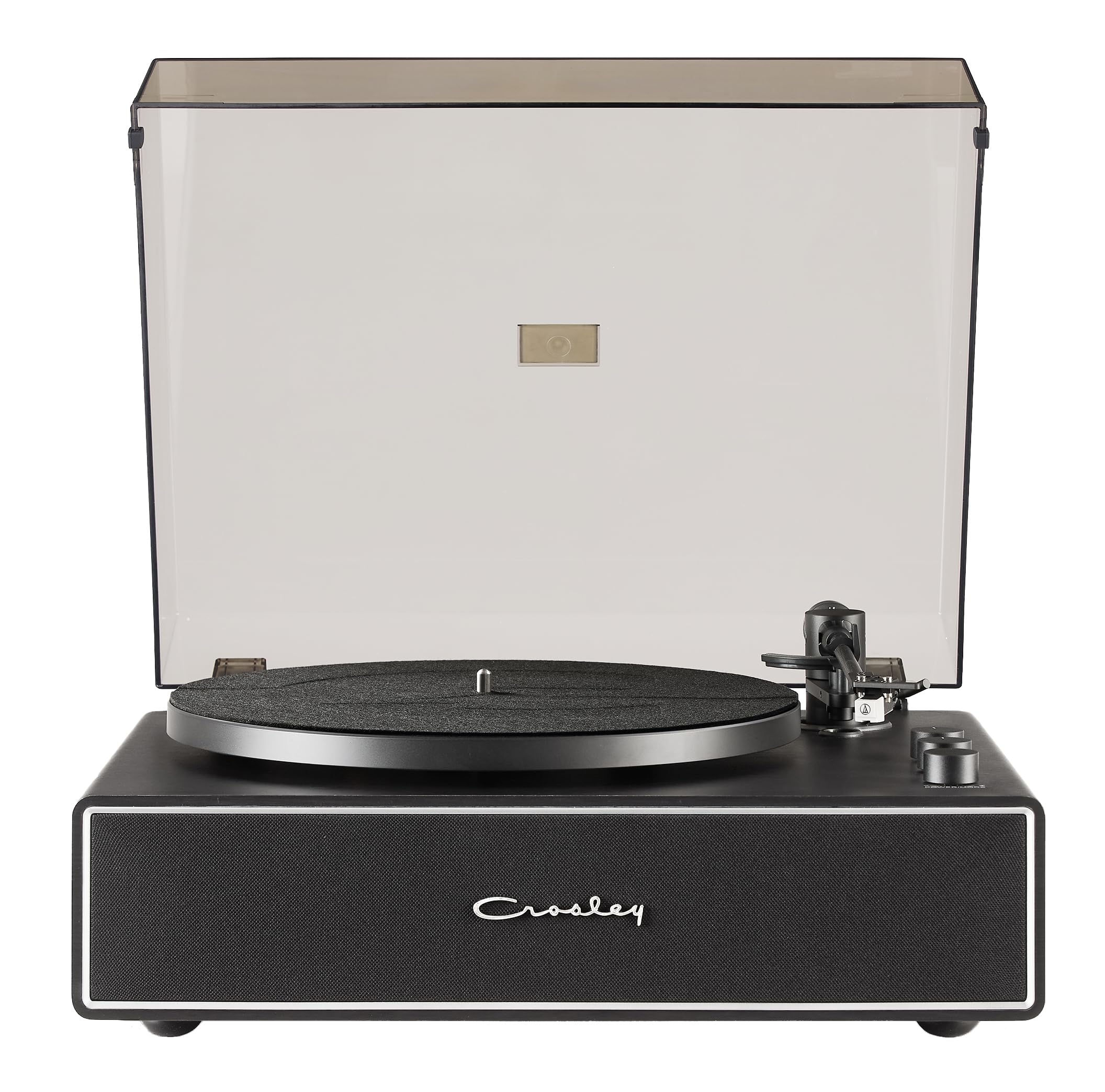 CR6046A-BKSL Stave Record Player, Black