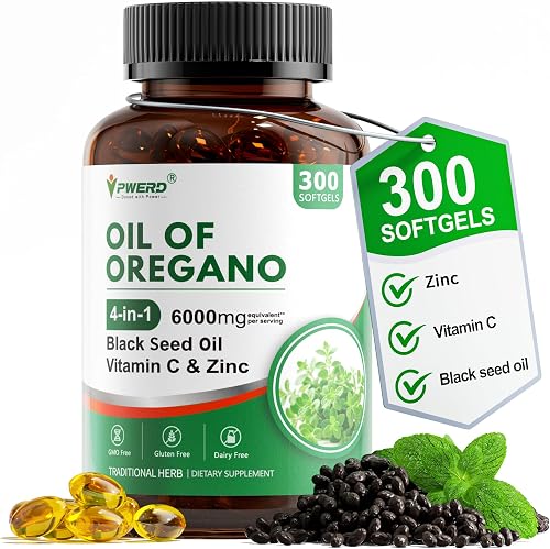 Oregano Oil Softgels 300 Count
