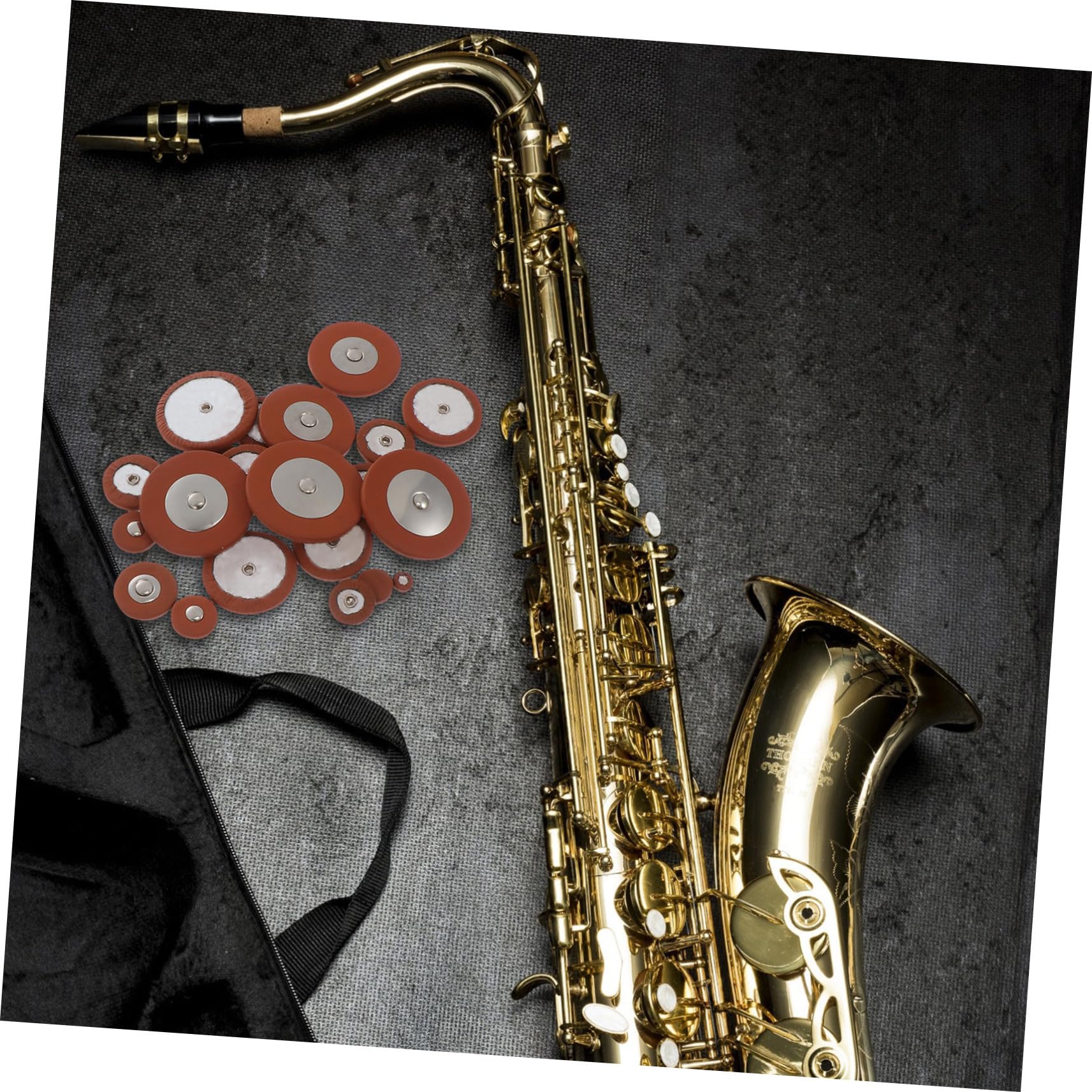minkissy Kit Riparazione Sax Contralto in Inossidabile con Molle e Viti Resistenti per Strumenti Fiato Compatto per Manutenzione e Riparazioni Te Accessori Pratici e Durevoli per Saxophone