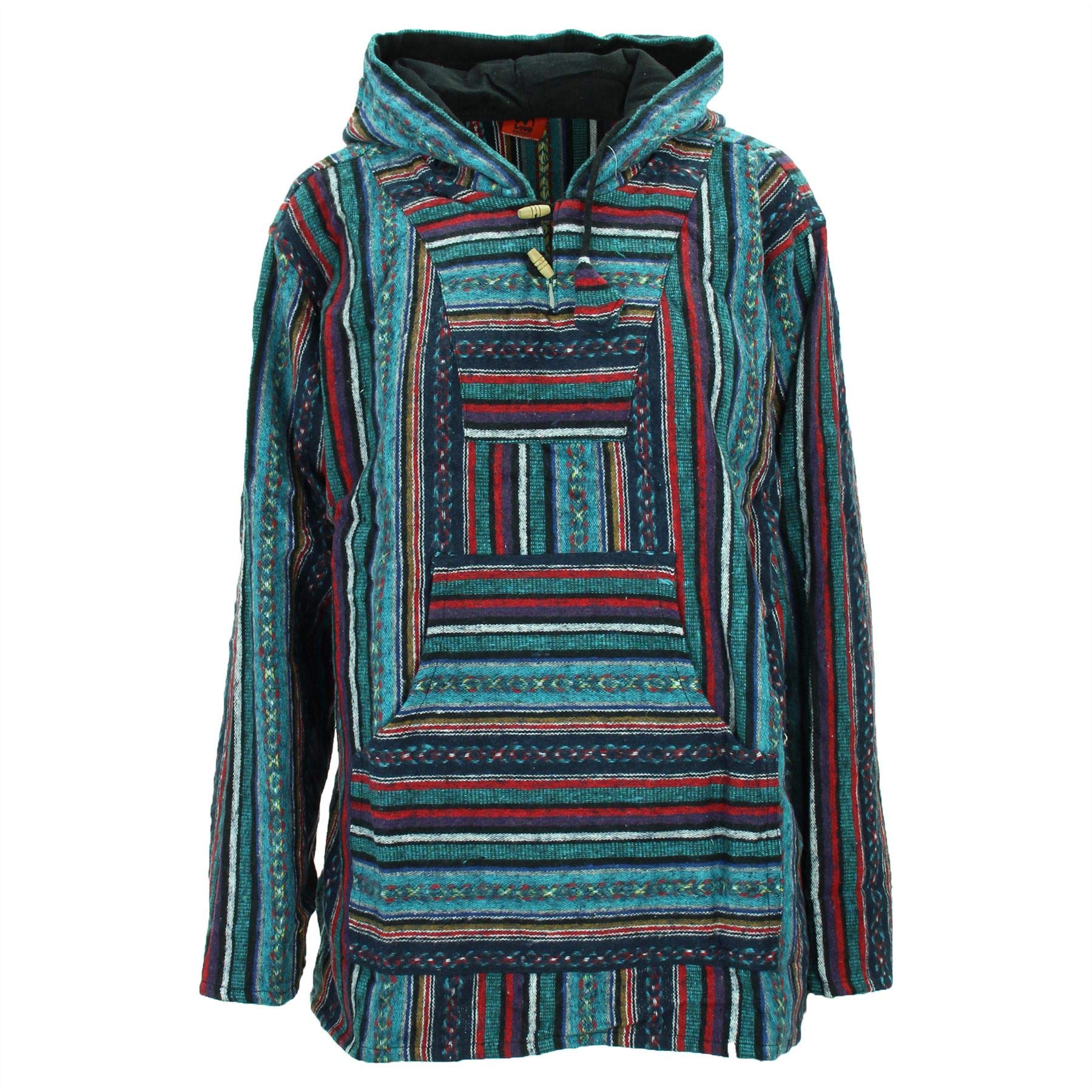 Baja Hoodie Brushed Cotton - Purple Sky - XL