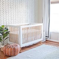 Vista 3 de STENCILIT Herringbone Simple Wall Stencil - XL Stencil 22x40 In, Geometric Wall Stencils for Painting Large Pattern, Modern Large Wall Stencils