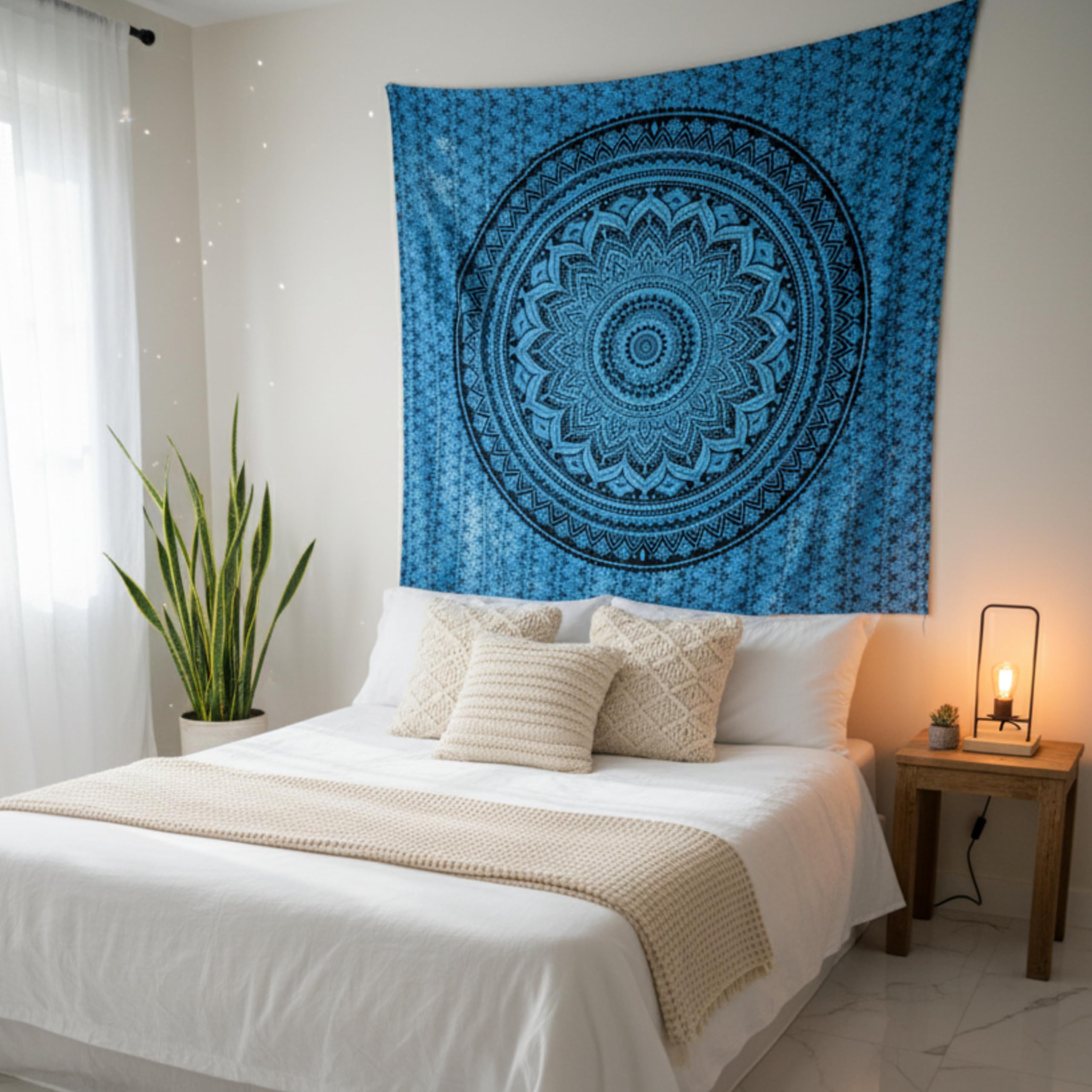 Ombre Mandala Tapestry - Boho Wall Decor -6 Ombre Mandala Tapestry - Boho Wall Decor -6