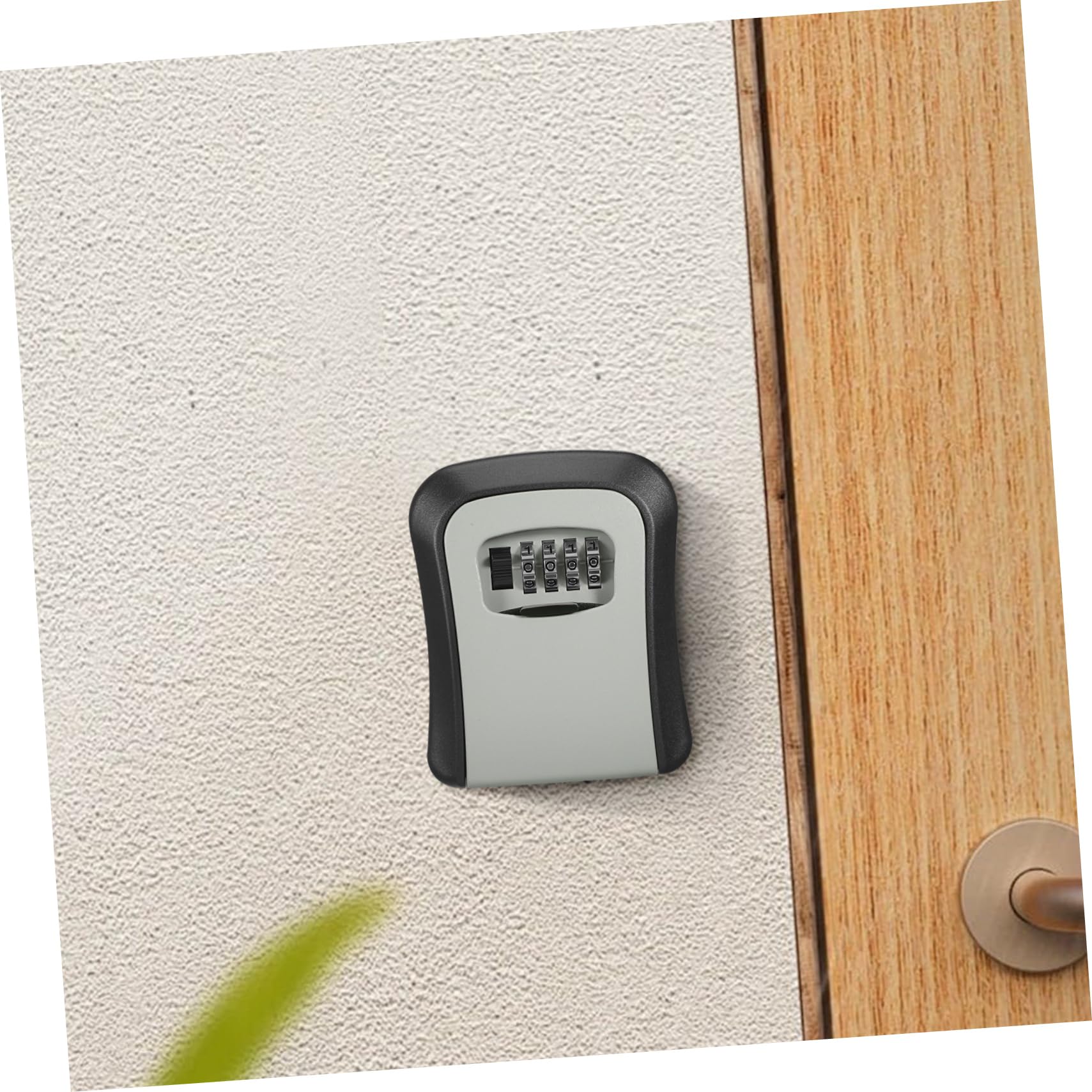 Housoutil 2sets Portachiavi da Parete con Combinazione Cassetta di Sicurezza per Chiavi Organizer Portachiavi Resistente alle Intemperie Nascondi Chiavi con Chiave di Casa Scatola di Sicurez