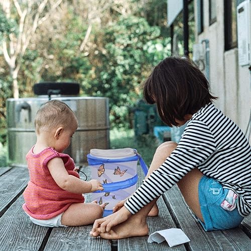 Miniatura 3 de Vaguelly Mariposas Mini y Habitat Cage Portable Net Observation Cage para niños Juguetes al aire libre