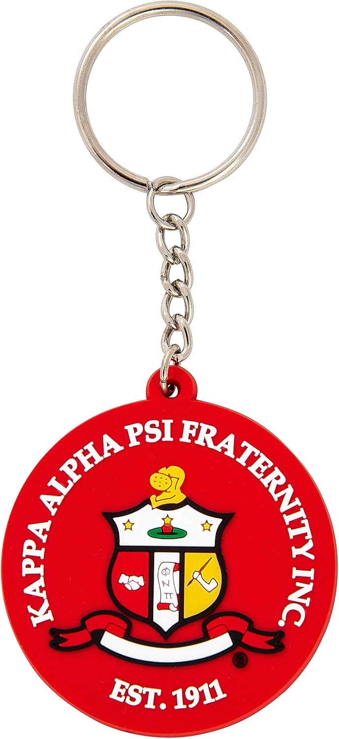 Desert Cactus Kappa Alpha Psi Keychain Acrylic Mirrored Decorative KAP Car Keys Holder