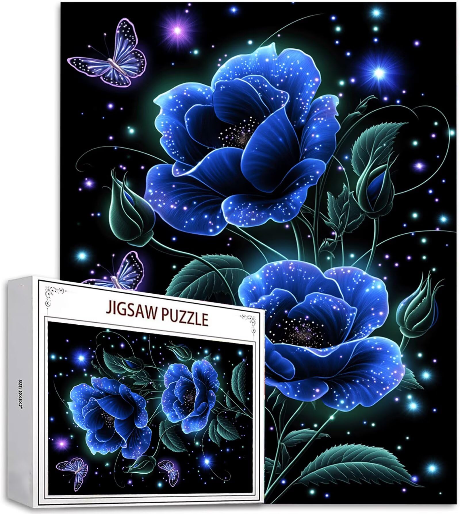 Puzzle 2000 Pezzi, 3 4 5 Anni Puzzle Cielo stellato 6 7 8 Anni Giochi Educativi Sostenibili Con Motivi Per Adulti Da Gioco in Legno Di Alta Qualità Jigsaw Rosa per Gioco Familiare, Regalo H-8105