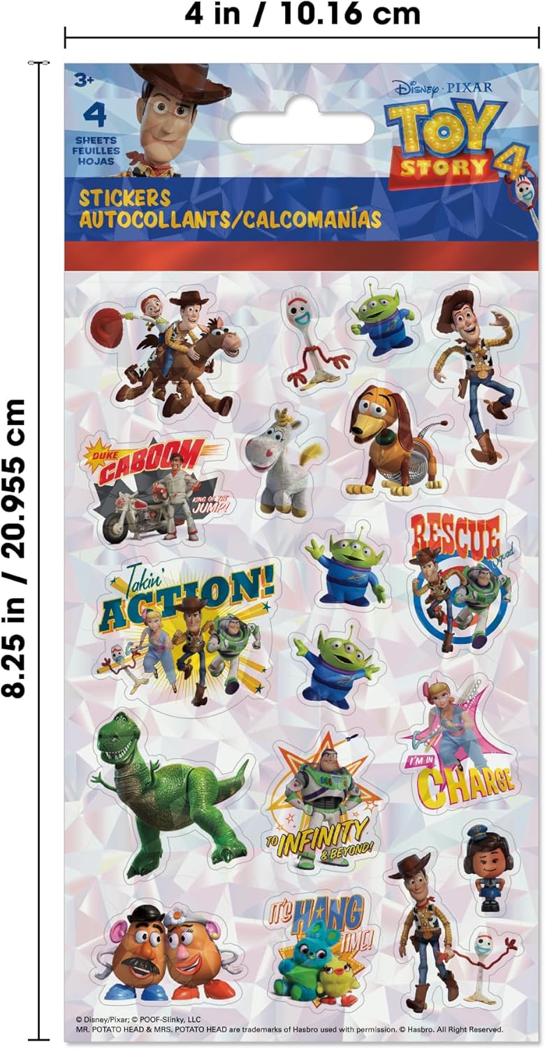 Toy Story 4 Standard Sticker - 4 Sheet - Image 6