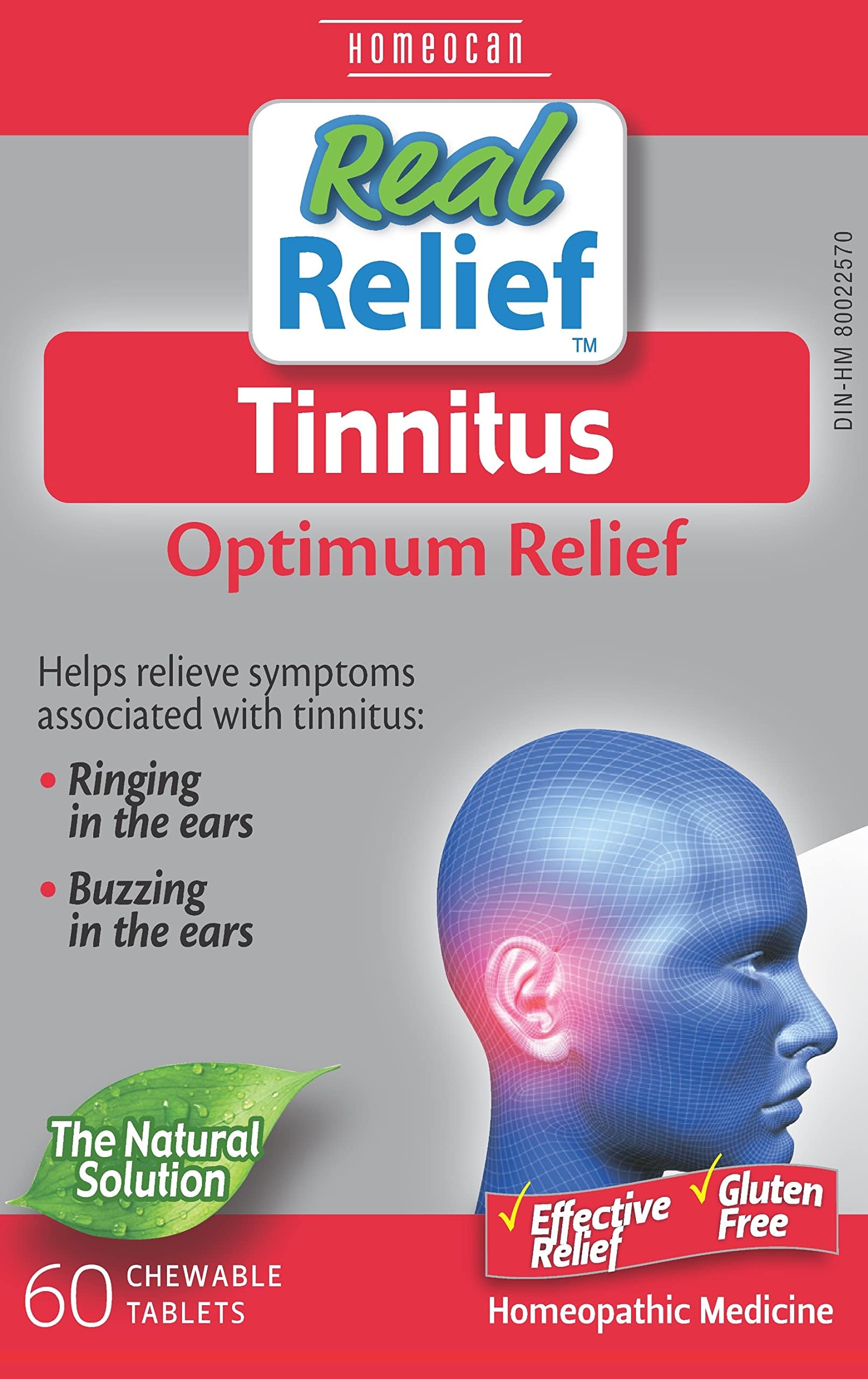 HOMEOCAN Real Relief Tinnitus 60 Count, 60 CT
