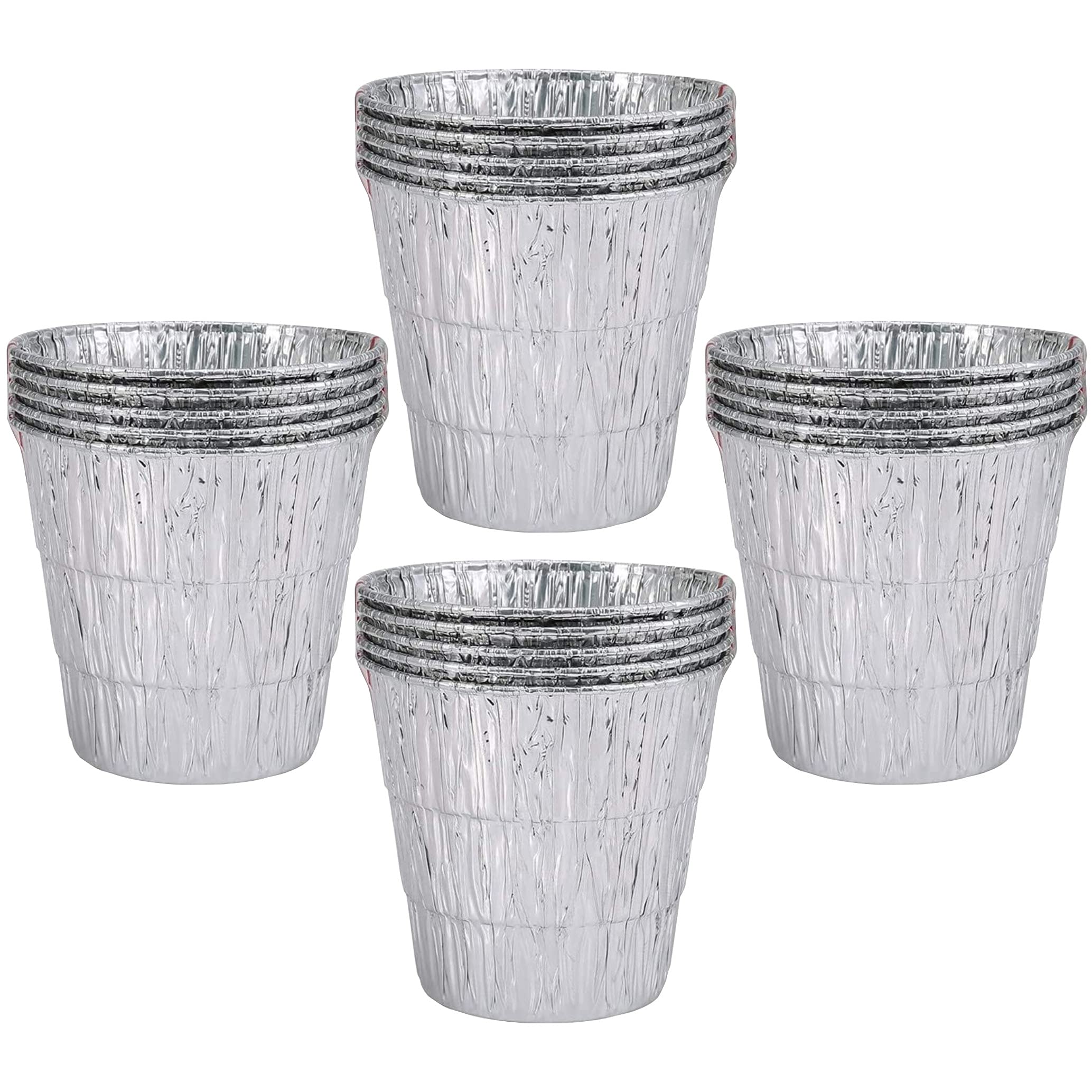 Buy Mudouluo 20 Pack Aluminum Drip Grease Bucket Liner for Catching