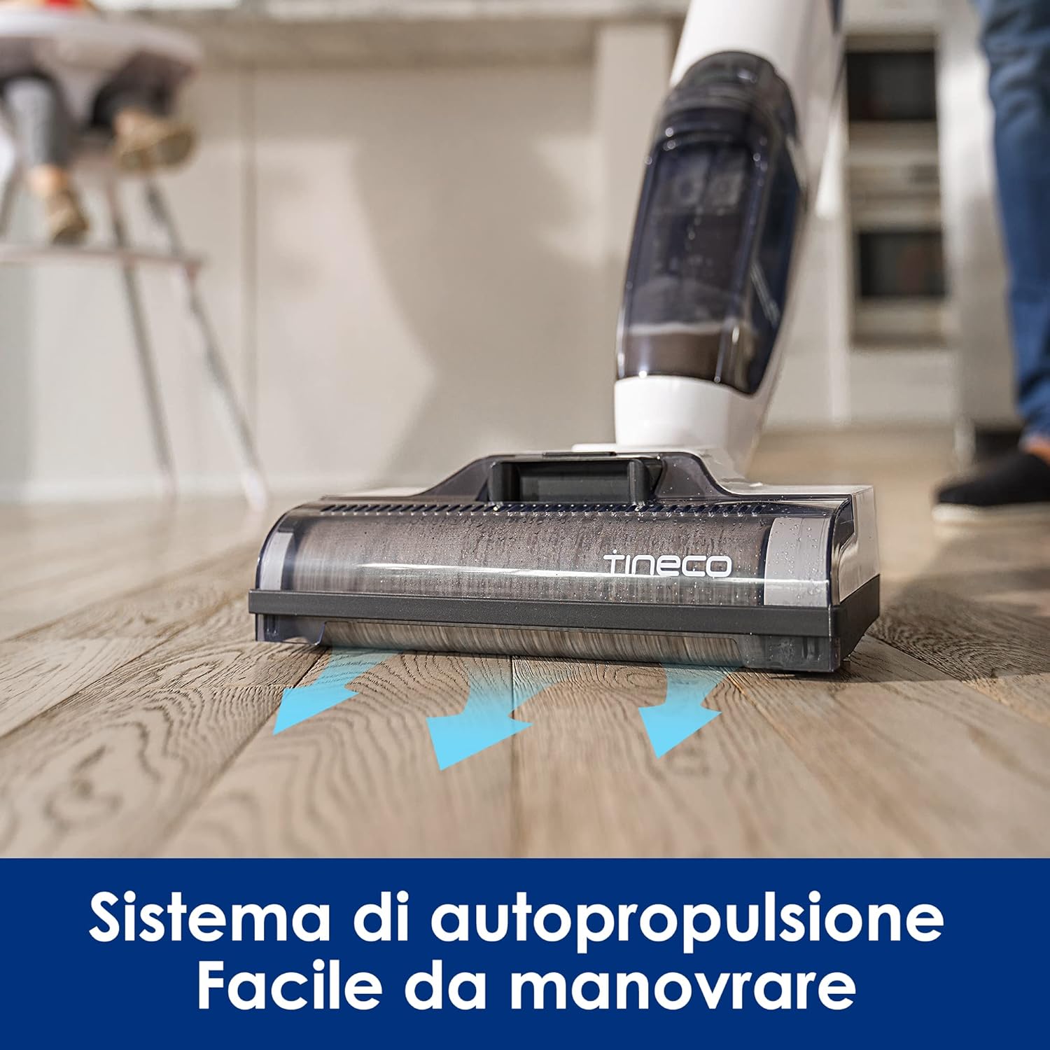 Tineco iFloor 3 Breeze Plus Aspirapolvere Senza Fili per Secco e Umido, Lavapavimenti e Mocio per Pulizia Leggera in un Solo Passaggio per Pavimenti Dur Tineco iFloor 3 Breeze Plus Aspirapolvere Senza Fili per Secco e Umido, Lavapavimenti e Mocio per Pulizia Leggera in un Solo Passaggio per Pavimenti Dur