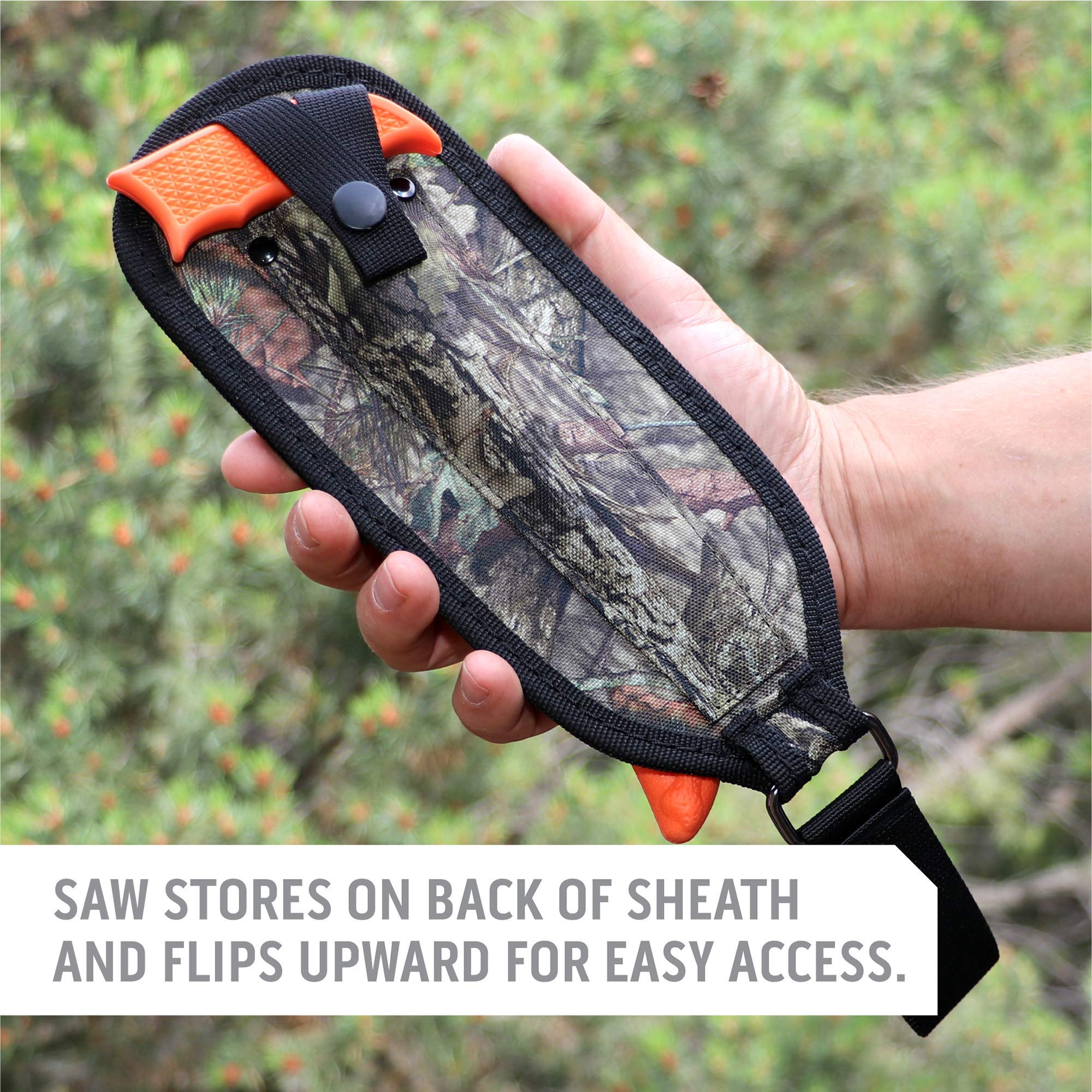 Outdoor Edge WildGuide, 4Piece Hunting Knife/Saw Combo Set with Fixed