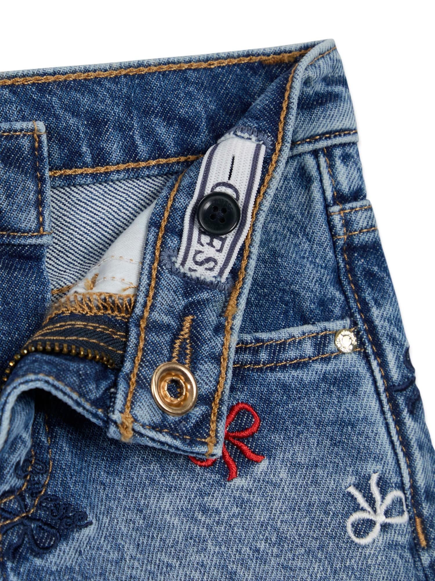 GUESS Dżinsy szorty dziewczęce Art K6RD06 D45E0