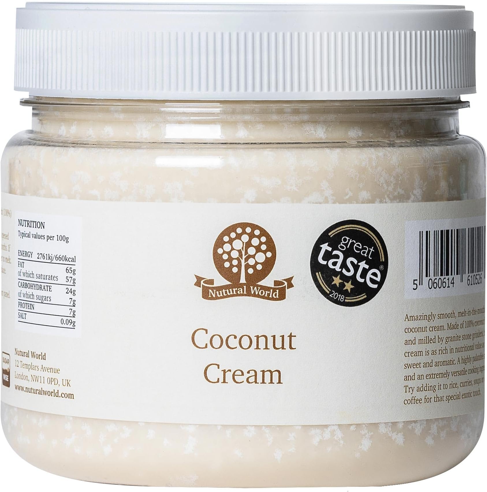 Coconut Cream (1kg) Great Taste Award Winner