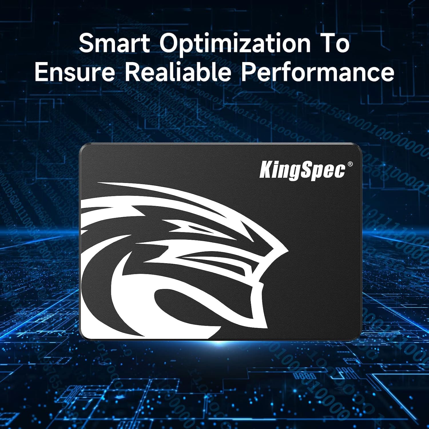 KingSpec 8TB 2.5 SSD SATA III Interno - 550 MB/s in lettura, 520 MB/s in scrittura con flash NAND 3D, per laptop e PC desktop Aggiornamento