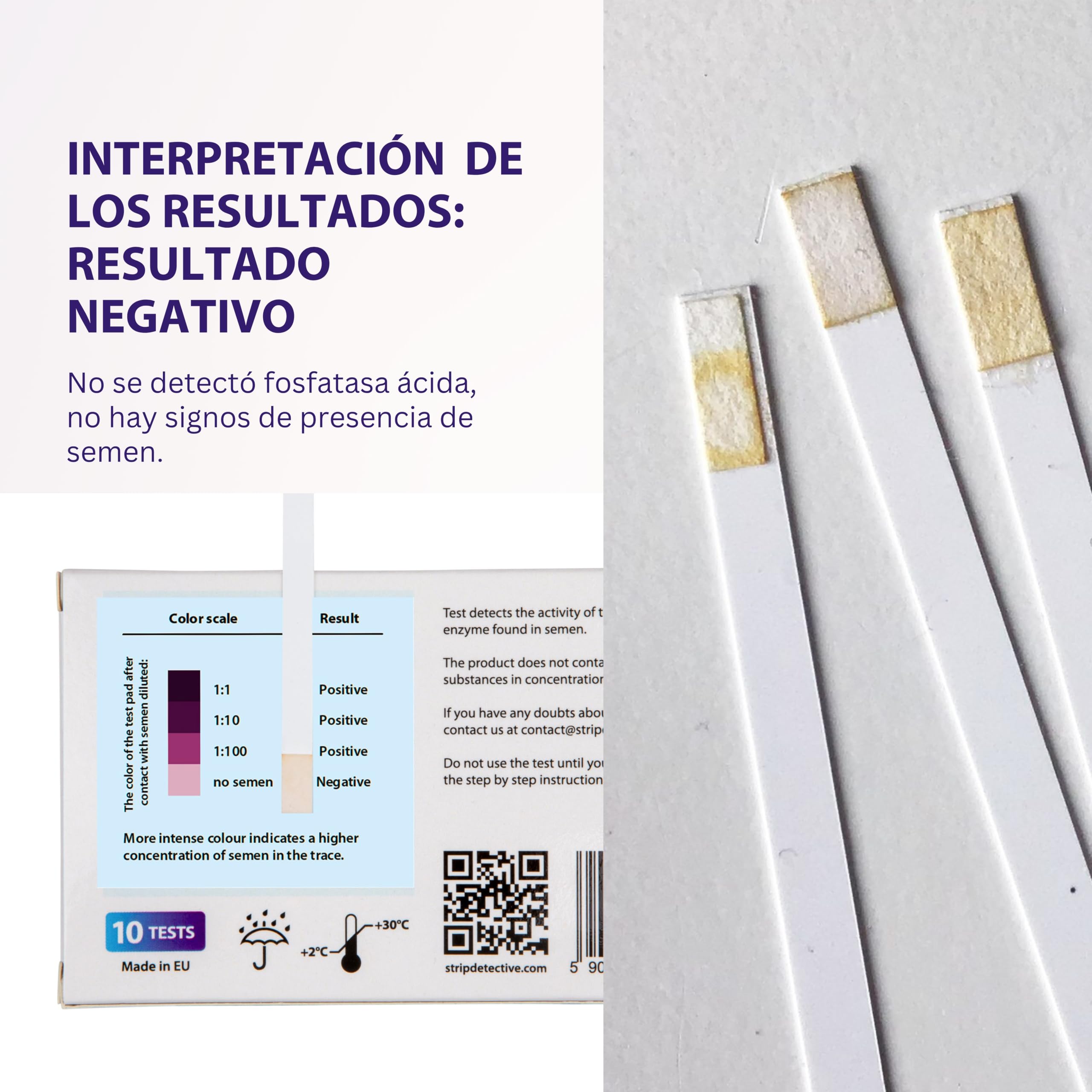 Home Traition Test - Prueba de detección de esperma 10 unidades por paquete