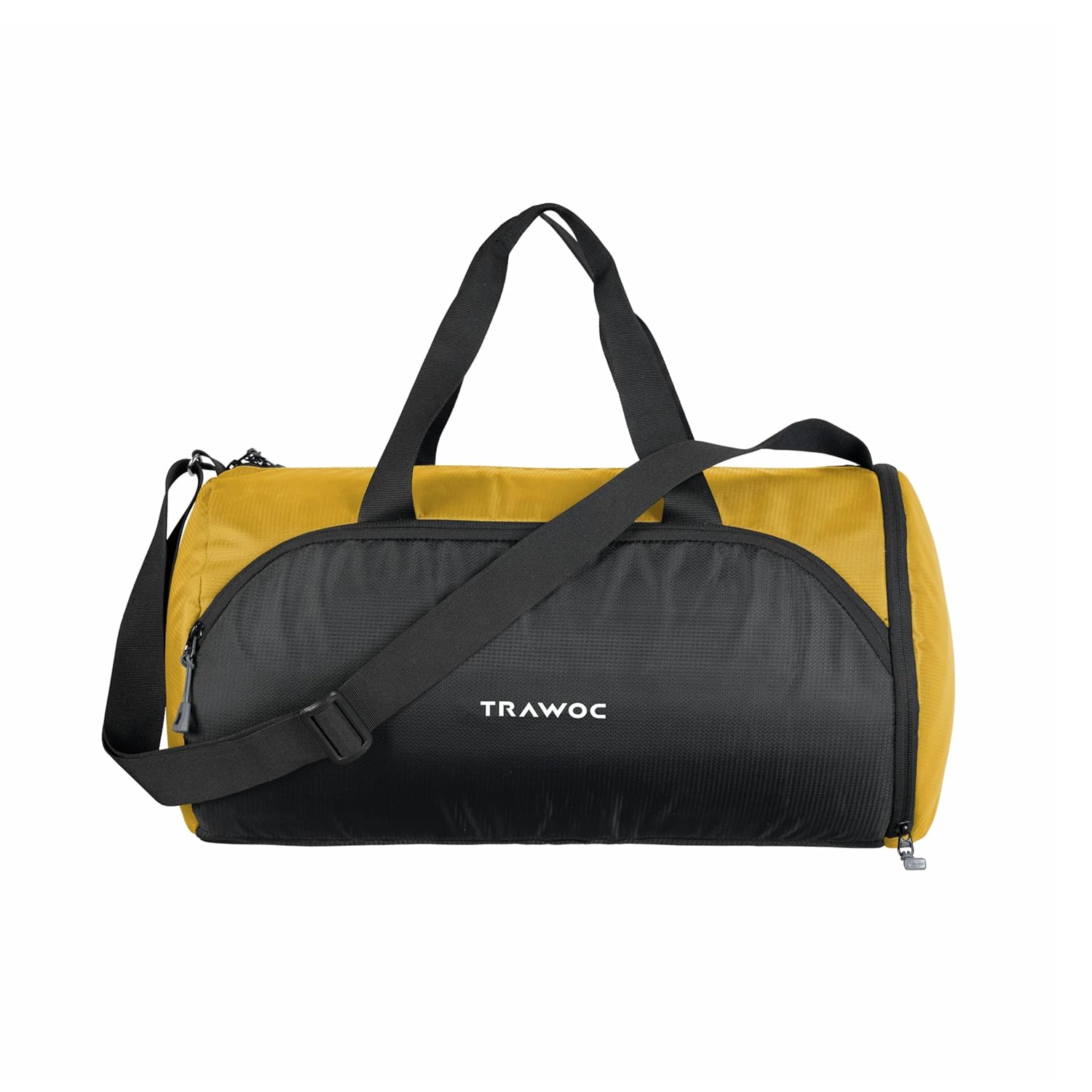 TRAWOC 30L Gym, Sports & Travel Duffel TMPB02, Unisex Duffel Bag with Shoe Compartment | 3 Years Warranty, Yellow TRAWOC 30L Gym, Sports & Travel Duffel TMPB02, Unisex Duffel Bag with Shoe Compartment | 3 Years Warranty, Yellow
