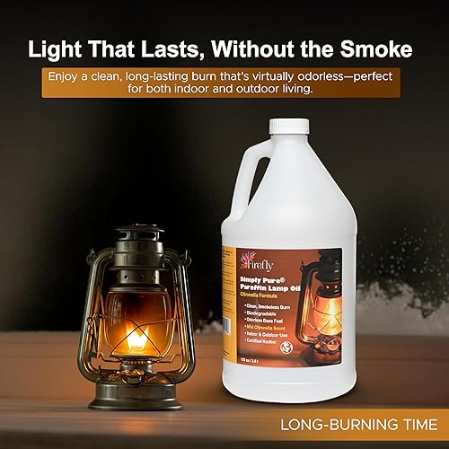 Miniatura 9 de Firefly Aceite para lámpara de parafina Puro,Fórmula de aceite de citronela,Fórmula de eucalipto,https:/ www.Yaxa/dp/undefined