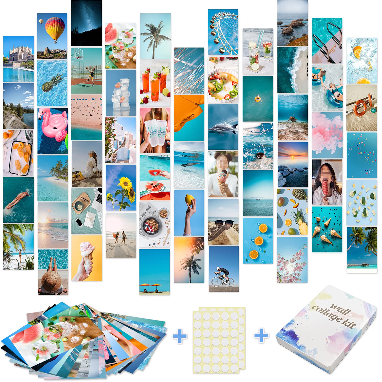 Buy WAEKIYTL Wall Collage Kit Aesthetic Pictures, 60Pcs 4x6 Inch Photo