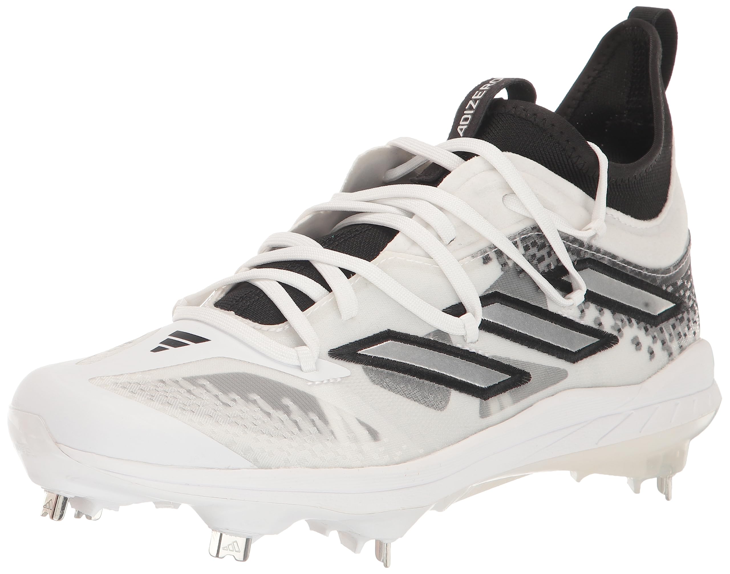 adidas Men's Adizero Afterburner 9 NWV Sneaker, Core Black/Silver Metallic/White, 14