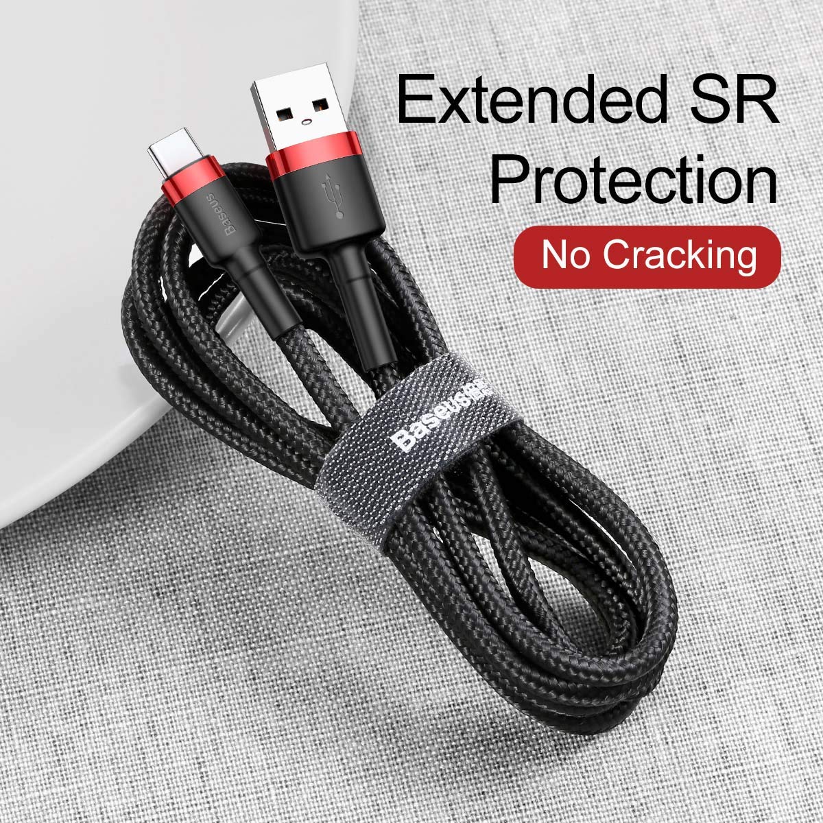 Baseus Cafule Usb Type-C 2-In-1 Pd Cable 18W 1.2M Gray – Baseus