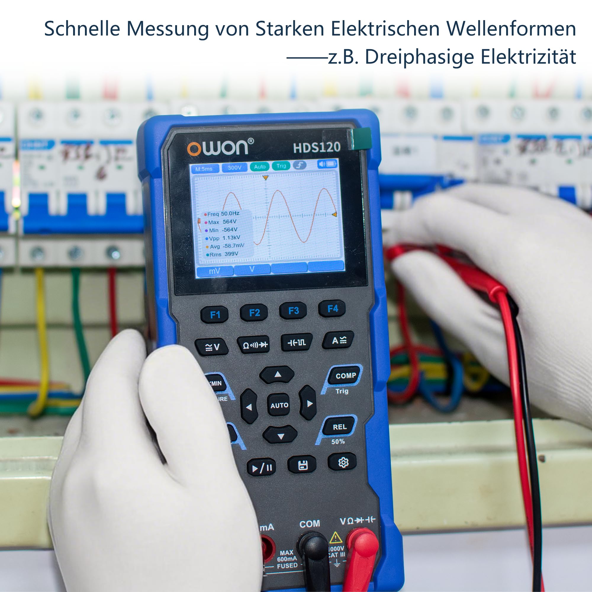 HDS120 1MHz Bandbreite Oszilloskop Multimeter 2 in 1 Funktion | für mehrere Tester