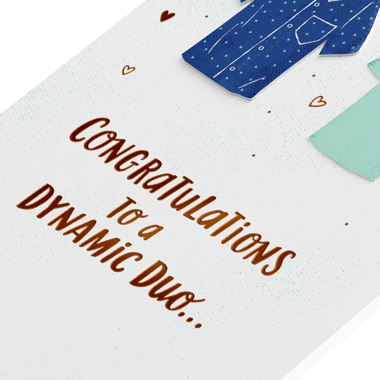 American Greetings New Baby Congratulations Card for Two Dads (Dynamic Trio)