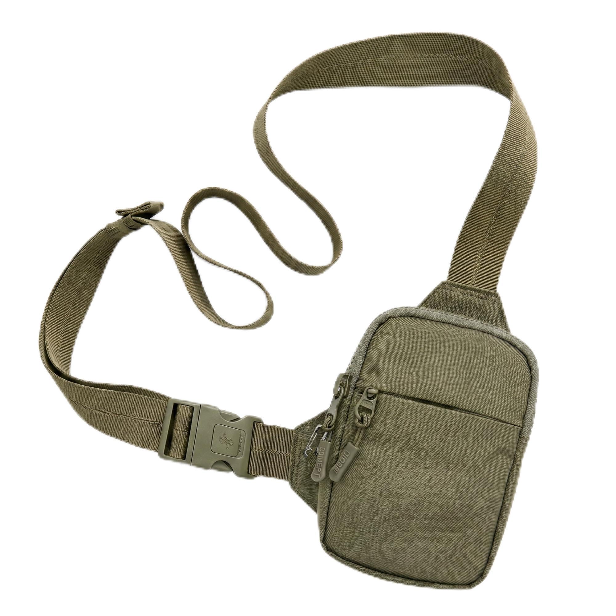 Photo 1 of CONCEPT GLOBAL Travel Sling Bag 2.0 for Men & Women - Water Resistant Crossbody Multipocket Chest Bag with Anti-Theft & RFID