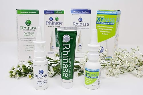 Miniatura 5 de Rhinase Gel nasal calmante XL 2.12 oz para la sequedad nasal por alergia (no isotónico o hipertónico), baja humedad, sangrado de nariz, nariz tapada