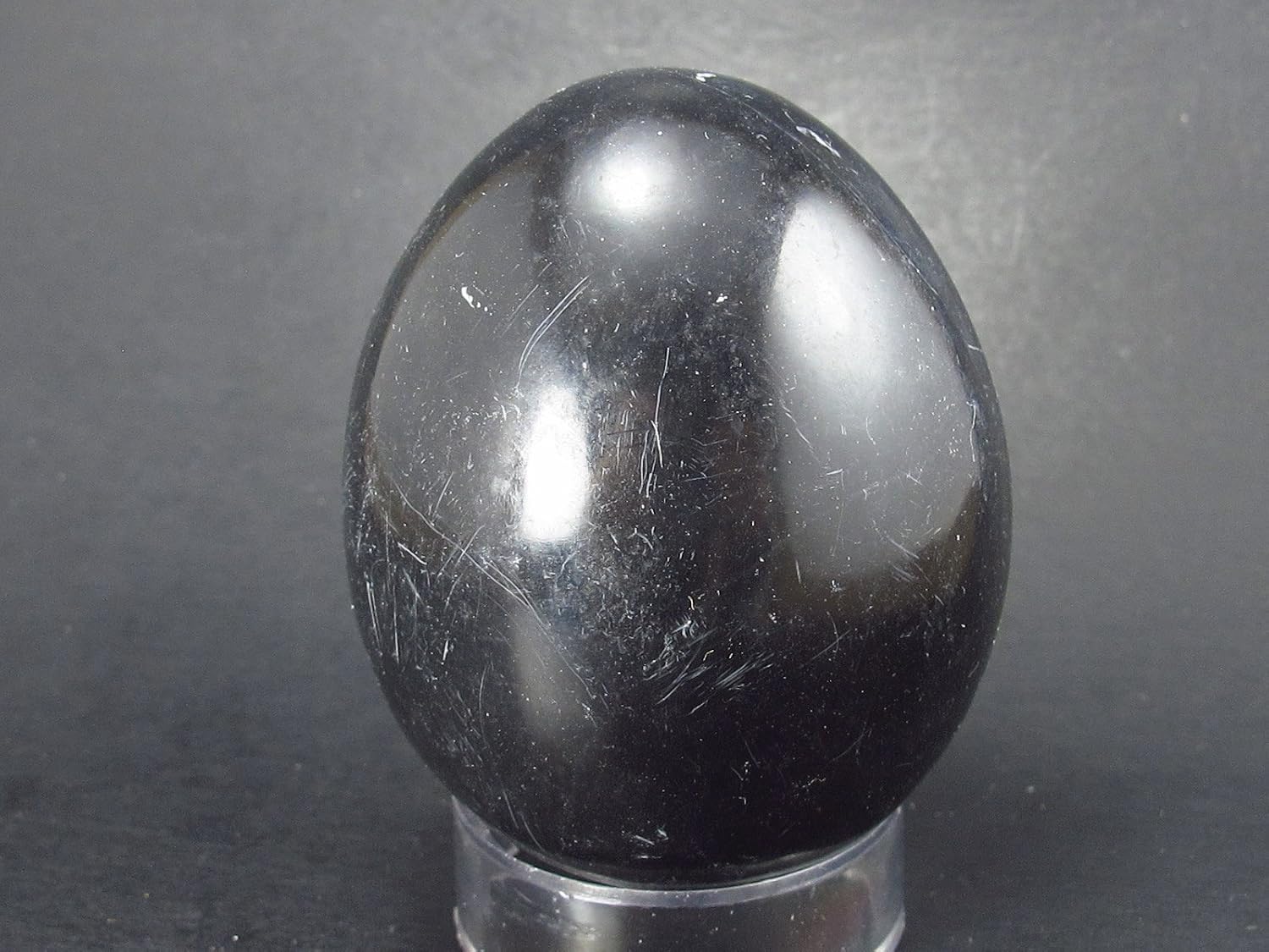 Black Onyx Egg From Peru - 2.3"