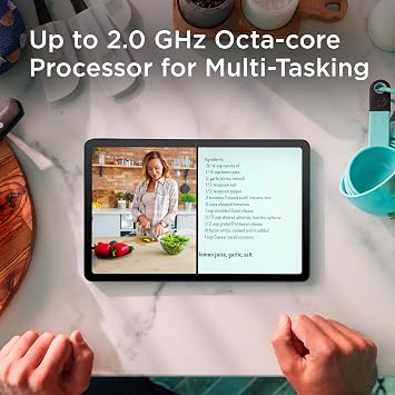 TCL TAB 10 Gen 2, 10.4 Wi-Fi Android Tablet 128GB, 2K Full HD Screen, 6000mAh Battery, Android 13, Slim Design, 2023 Release, US Version, Space Gray