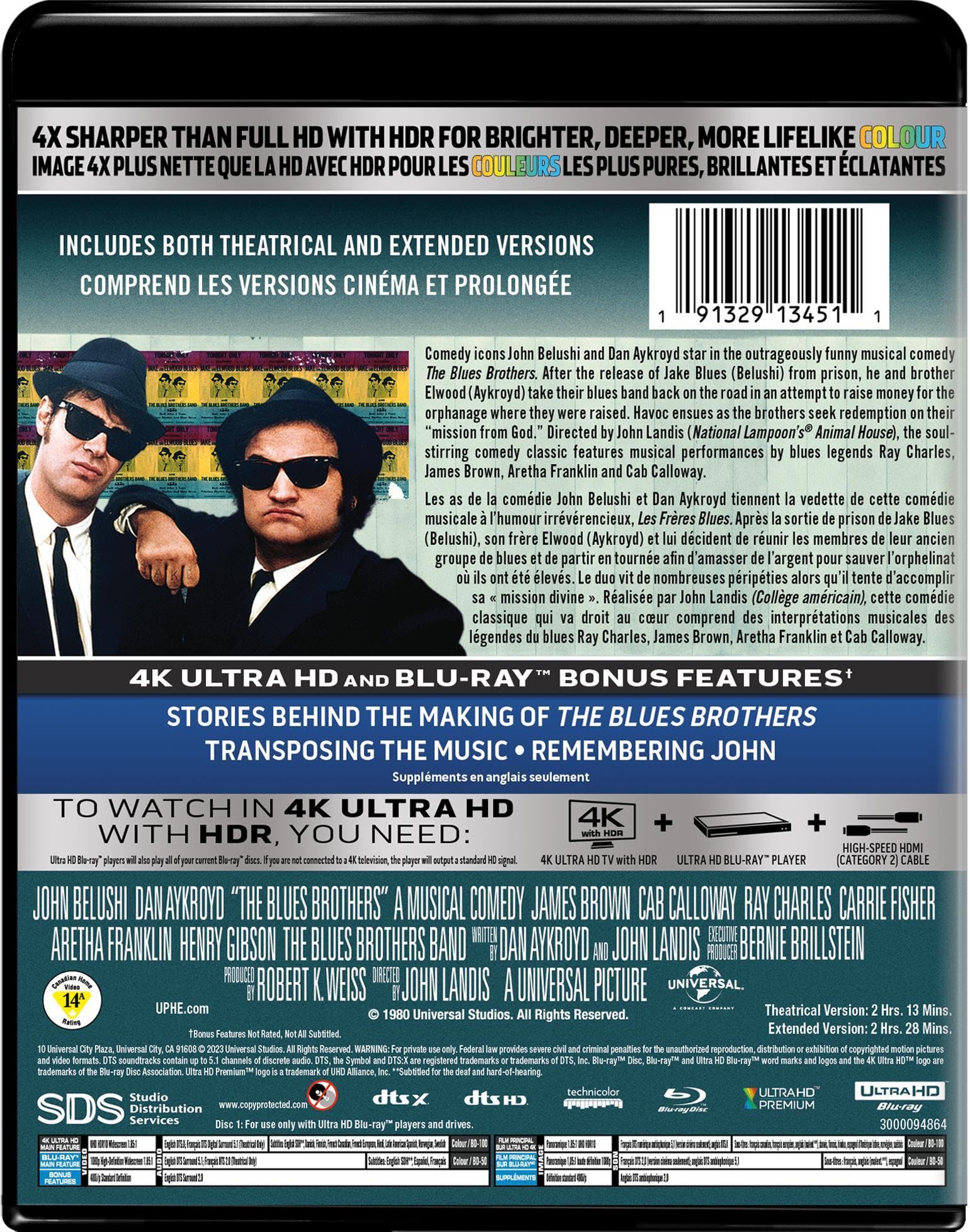 The Blues Brothers - 4K Ultra HD + Blu-ray