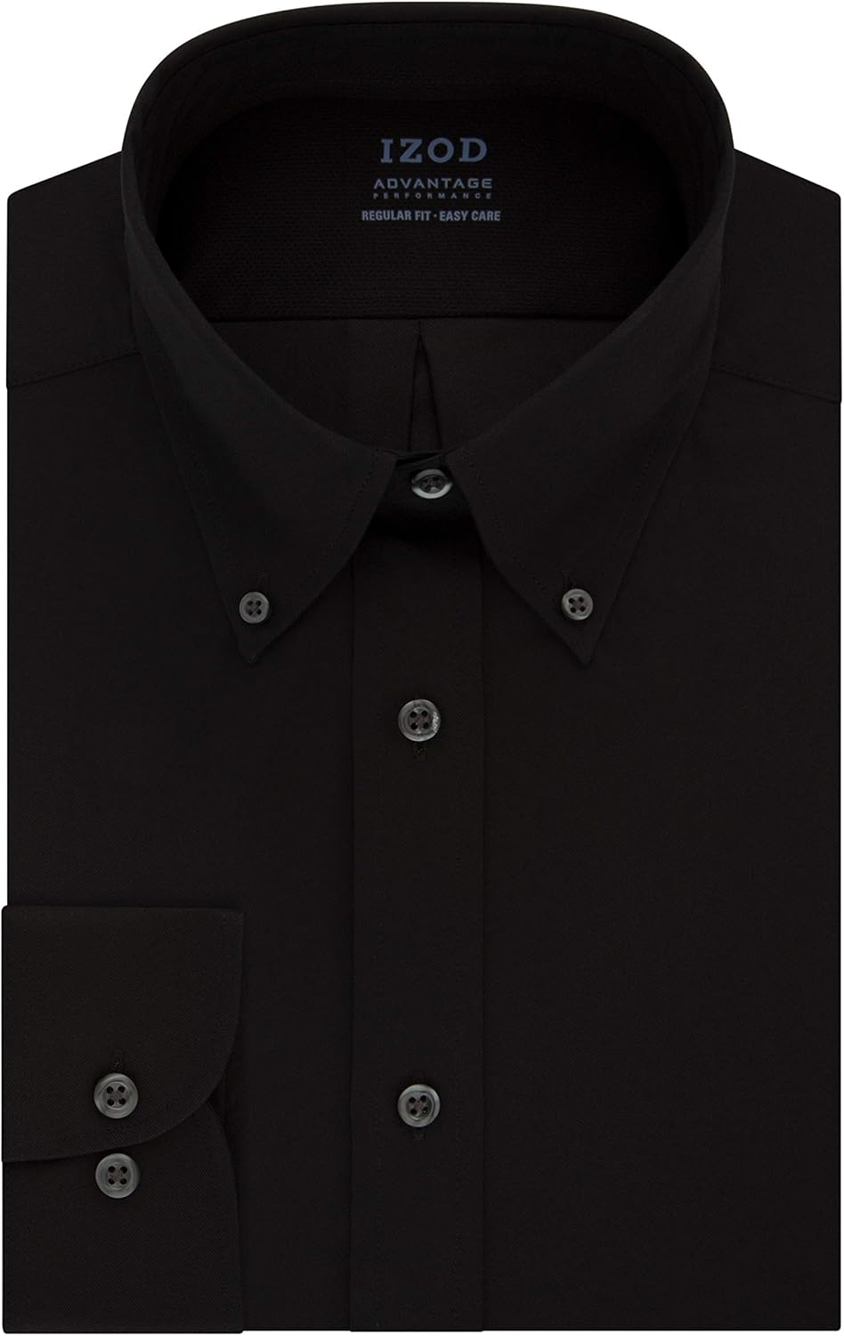 IZOD Men's Dress Shirt Regular Fit Stretch Cool FX Cooling Collar Solid