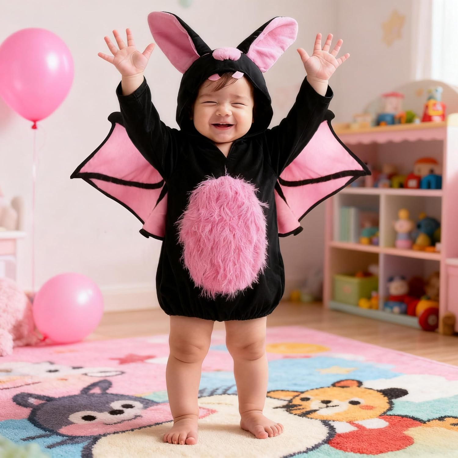 Halloween Baby Animal Plush Costume Kids Cartoon Onesie Pajamas Homewear Outfit Infants Jumpsuit - Image 2
