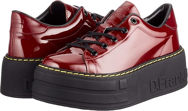 D.Franklin Gumme V,2, Scarpe Stringate in Vernice sul Pavimento della  Piattaforma Donna, Rosso, 37 EU : Amazon.it: Scarpe e borse
