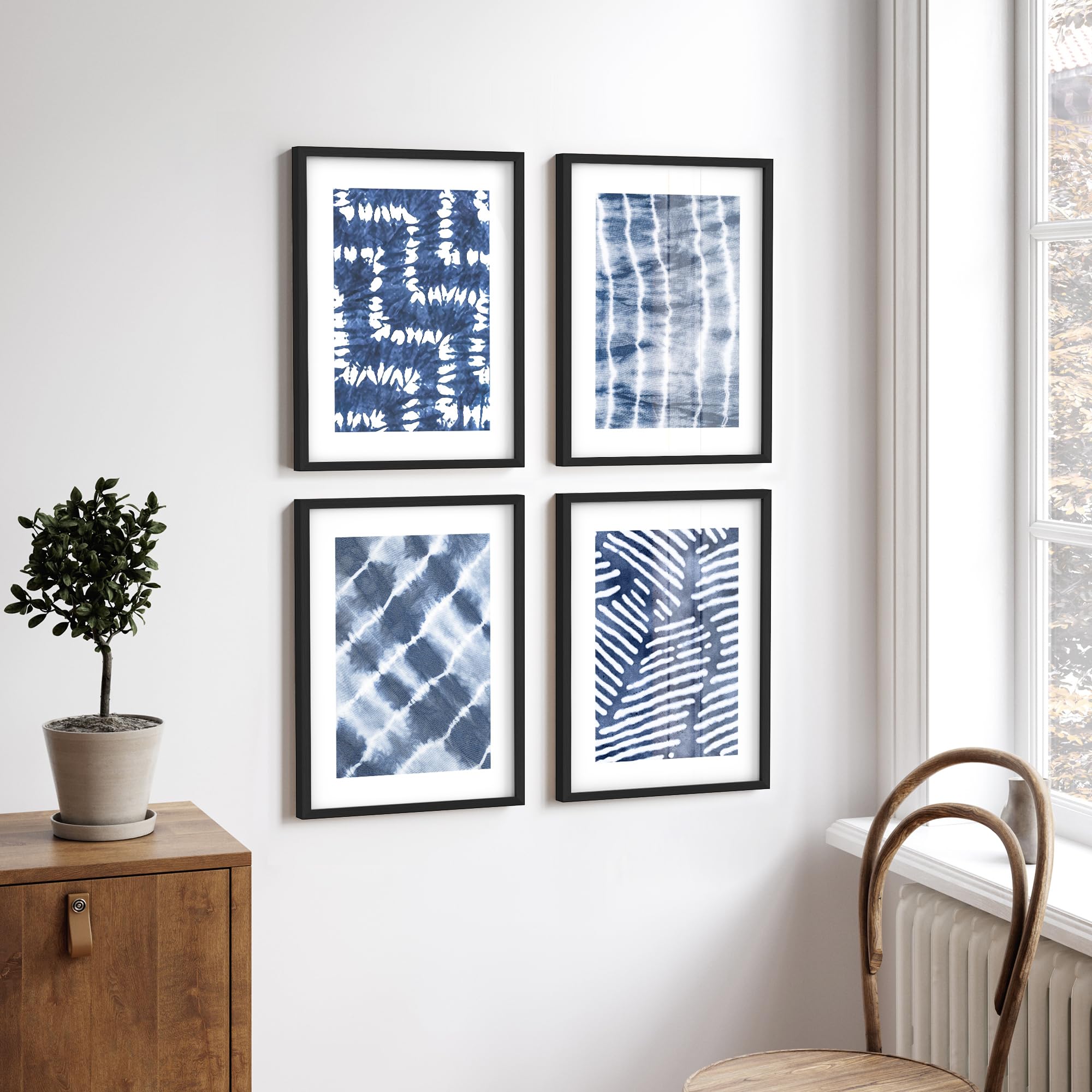 Amazon.com: SIGNLEADER Framed Wall Art Print Gallery Set Decor