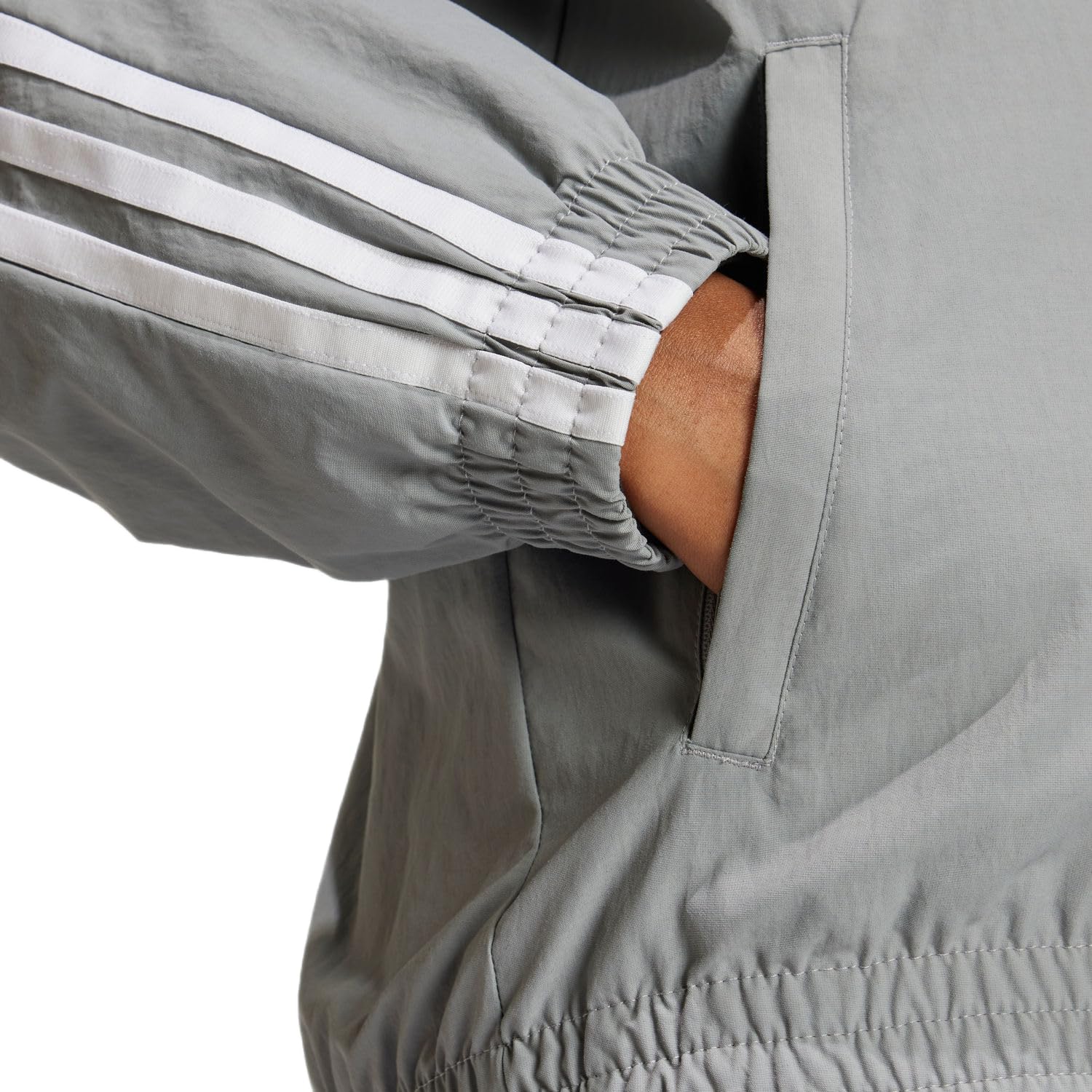 adidas - Chaqueta gris para mujer