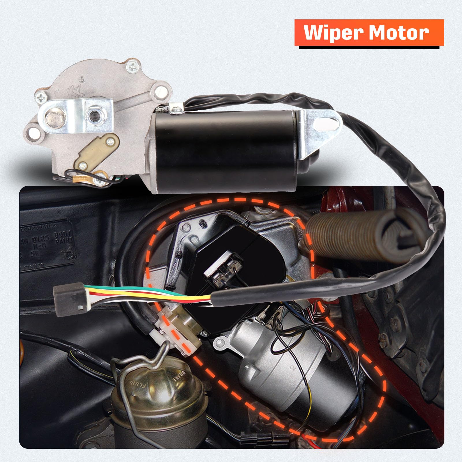 Amazon.com: Windshield Wiper Motor Replacement fit for 1987