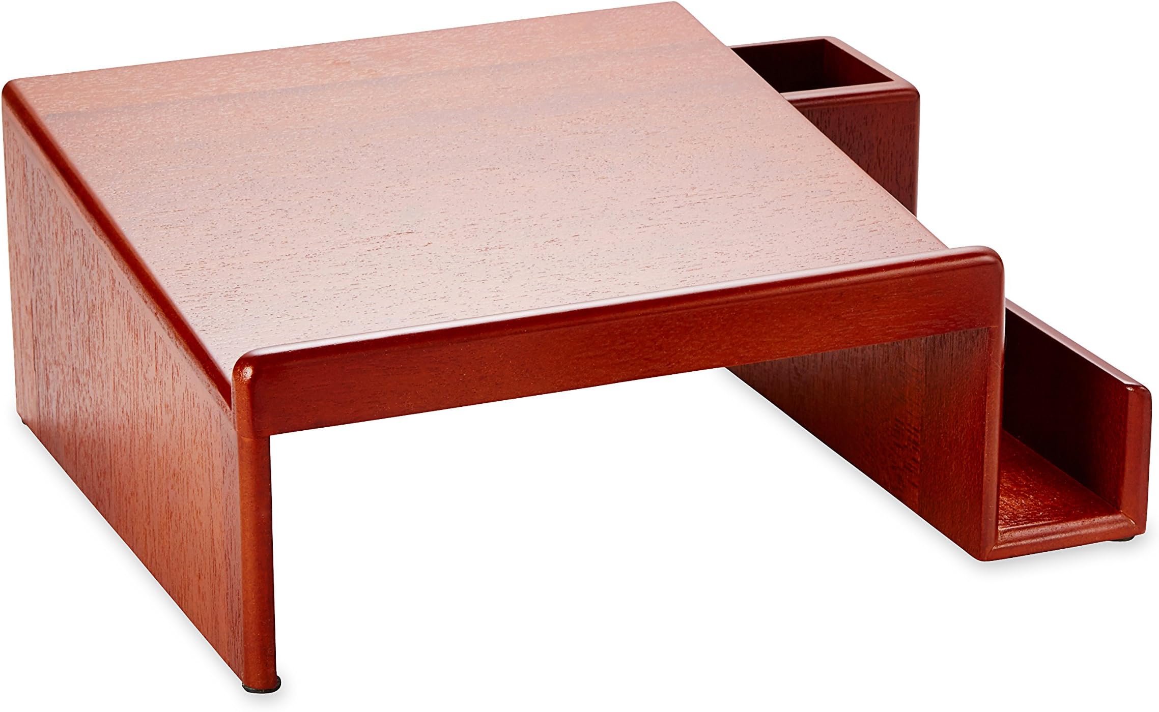 SHARPIE Rolodex Wood Tones Mahogany Phone Stand