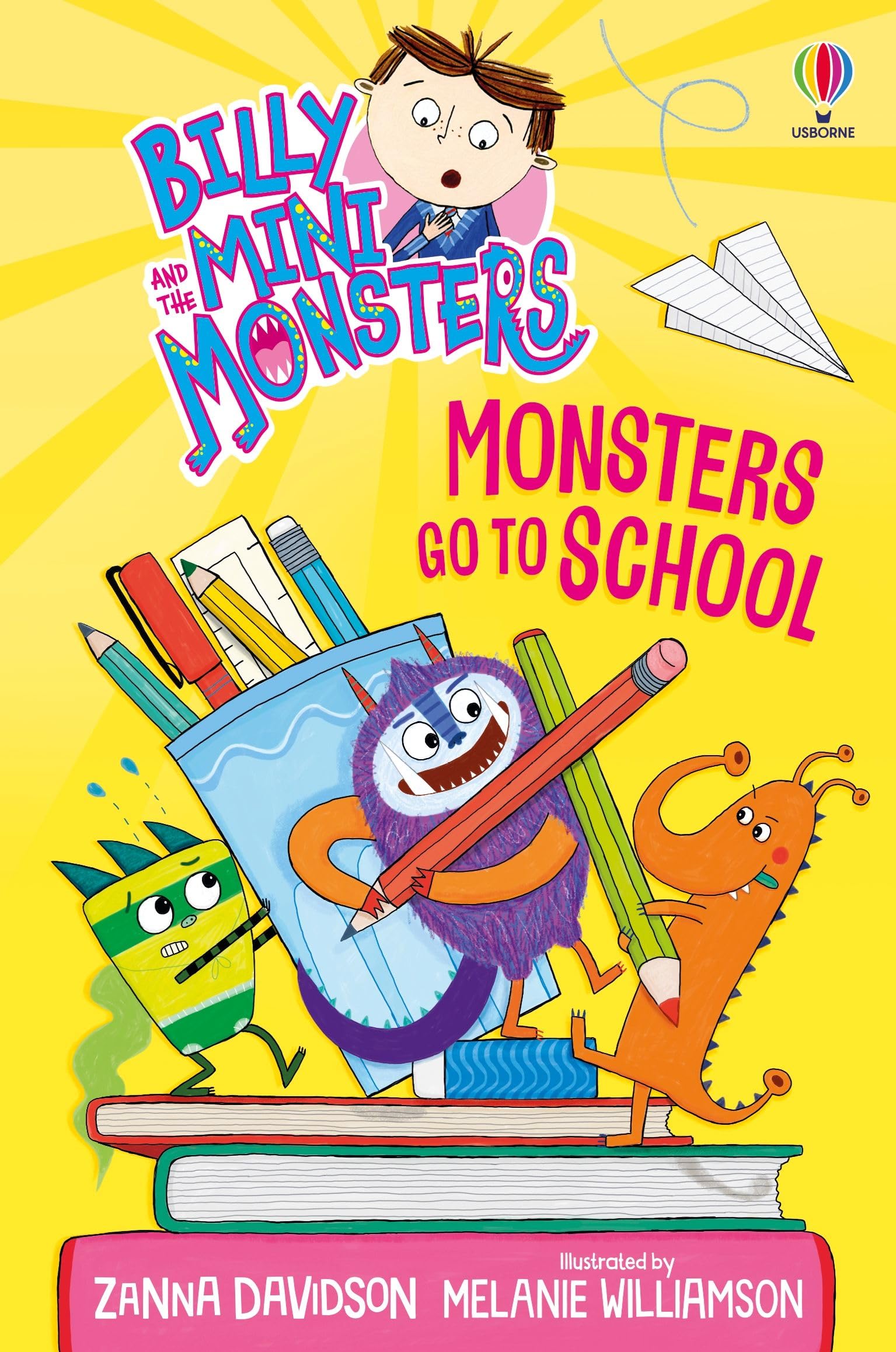 Billy and the Mini Monsters Series 1 - 12 Collection Set by Zanna Davidson (Monsters go Swimming,go to a Party,go to School,in the Dark,Move House,on a Plane,at Halloween,on a School Trip & More)