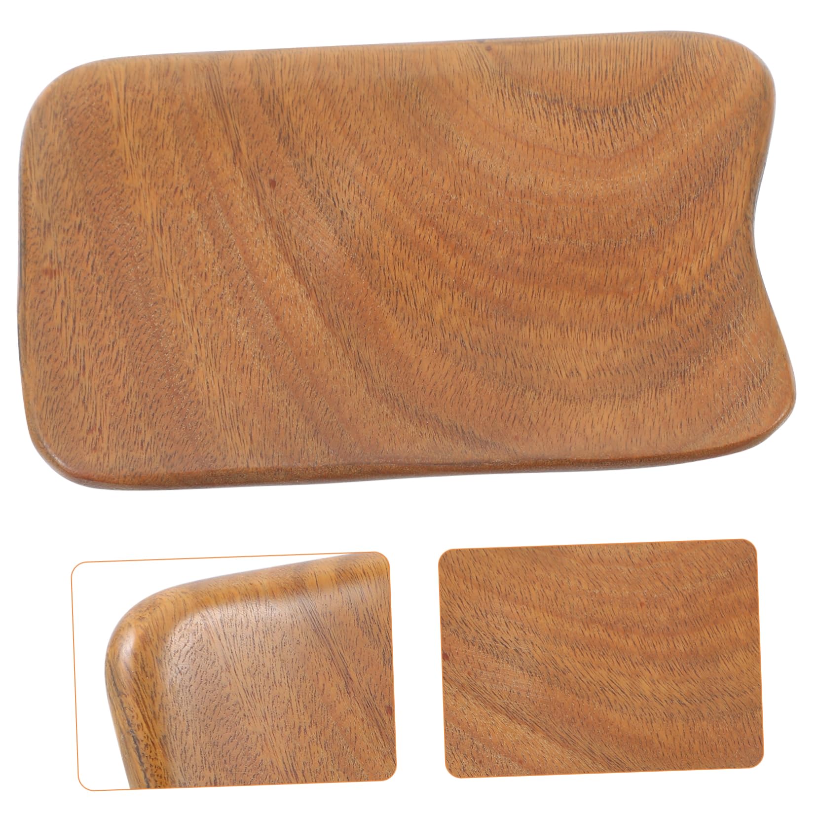 Beavorty 5 Pezzi Di Strumento Di Massaggio Multifunzione in Legno Gua Sha Per Viso E Corpo Design Confortevole Sicuro Per Luso Quotidiano