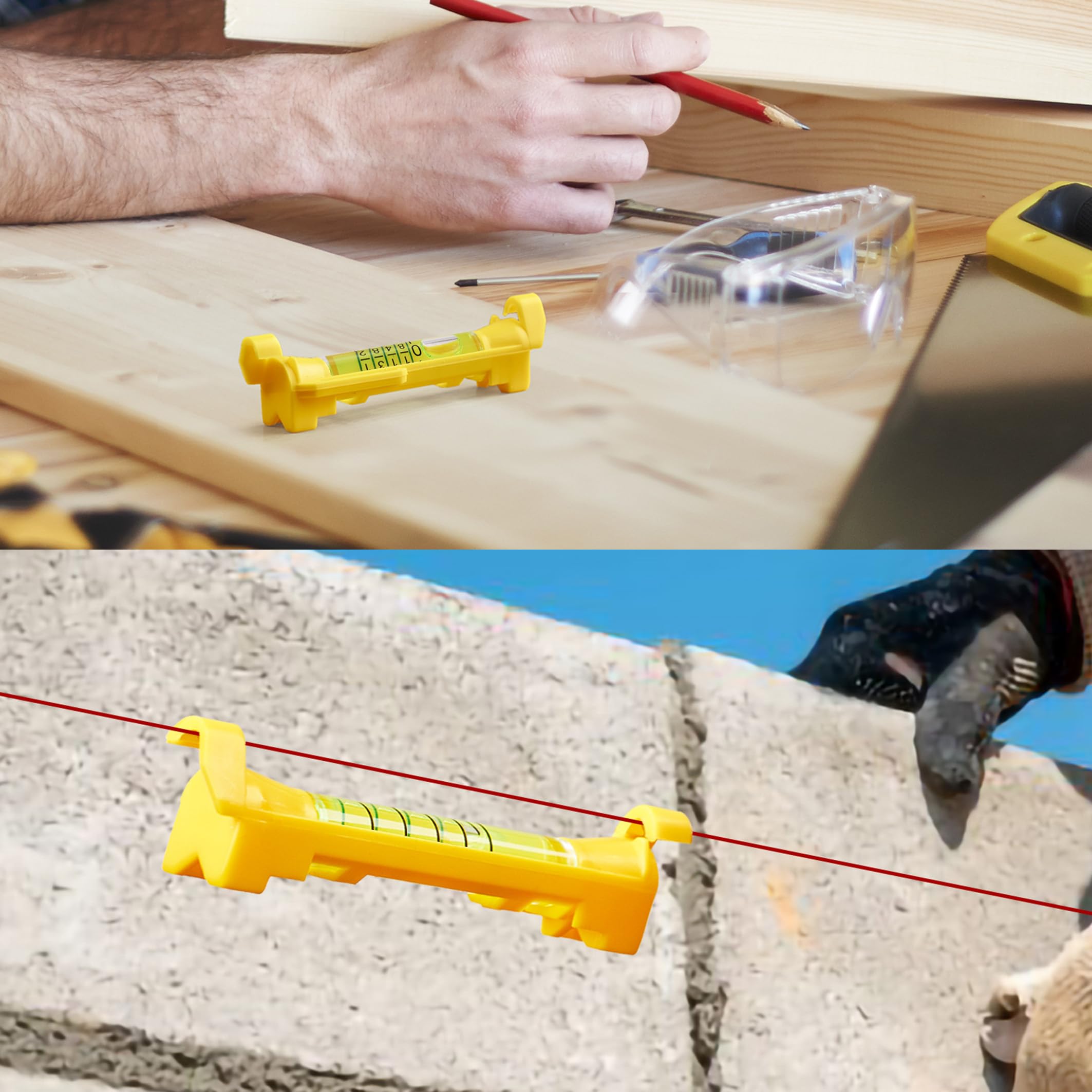String Line Level String Level Tool 6x Hanging Bubble Line Level Tool ...