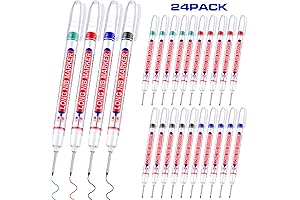 Eersida 20mm Long Head Carpenter Markers for Deep Holes